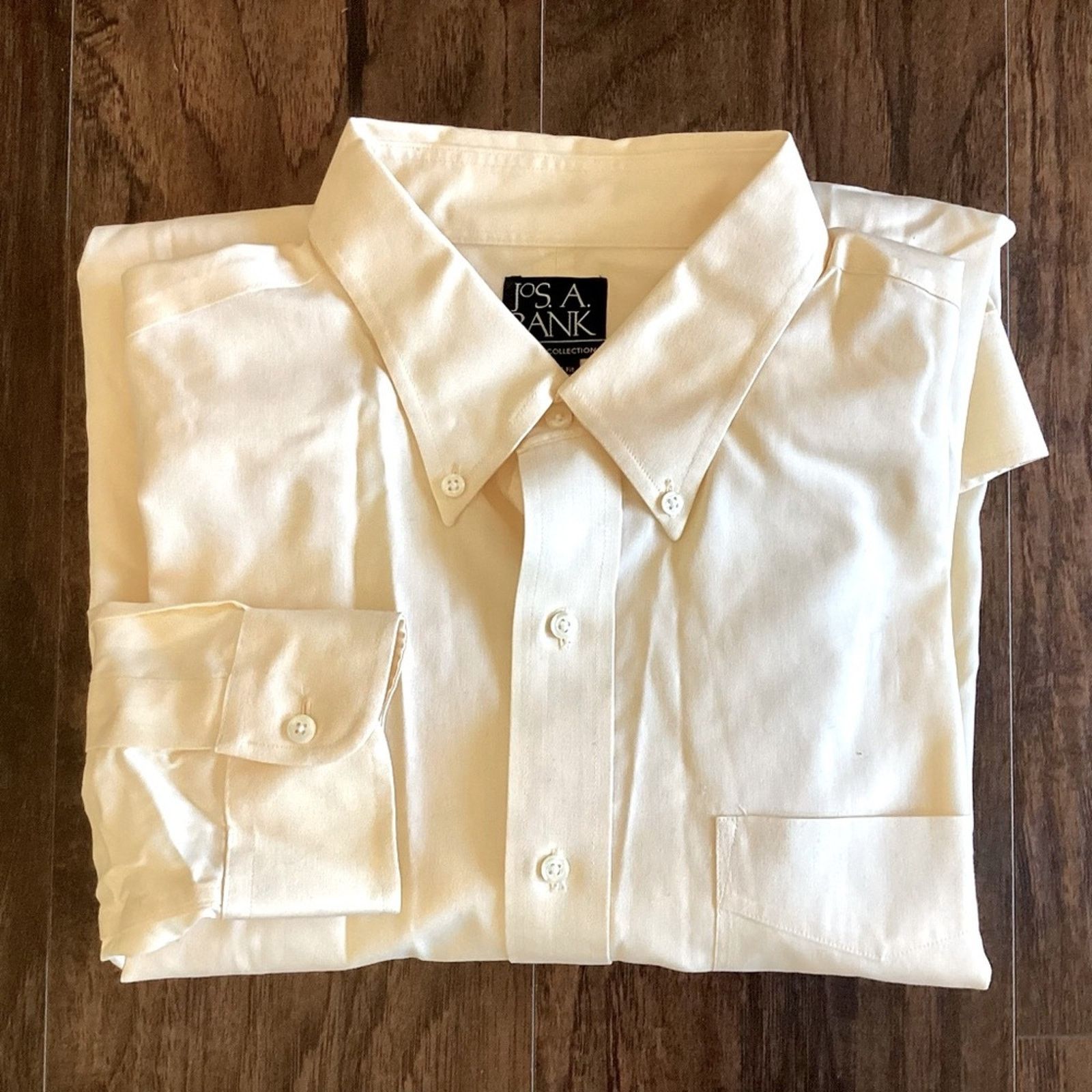 Jos. A. Bank Jos. A. Bank Classic Collection Tailored Fit Non Iron Shirt Size US XL / EU 56 / 4 - 1 Thumbnail