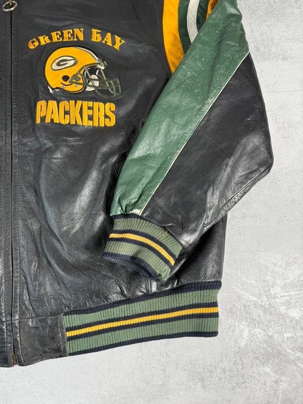 NFL Green Bay Packers NFL Leather Jacket Size US XL / EU 56 / 4 - 7 Thumbnail