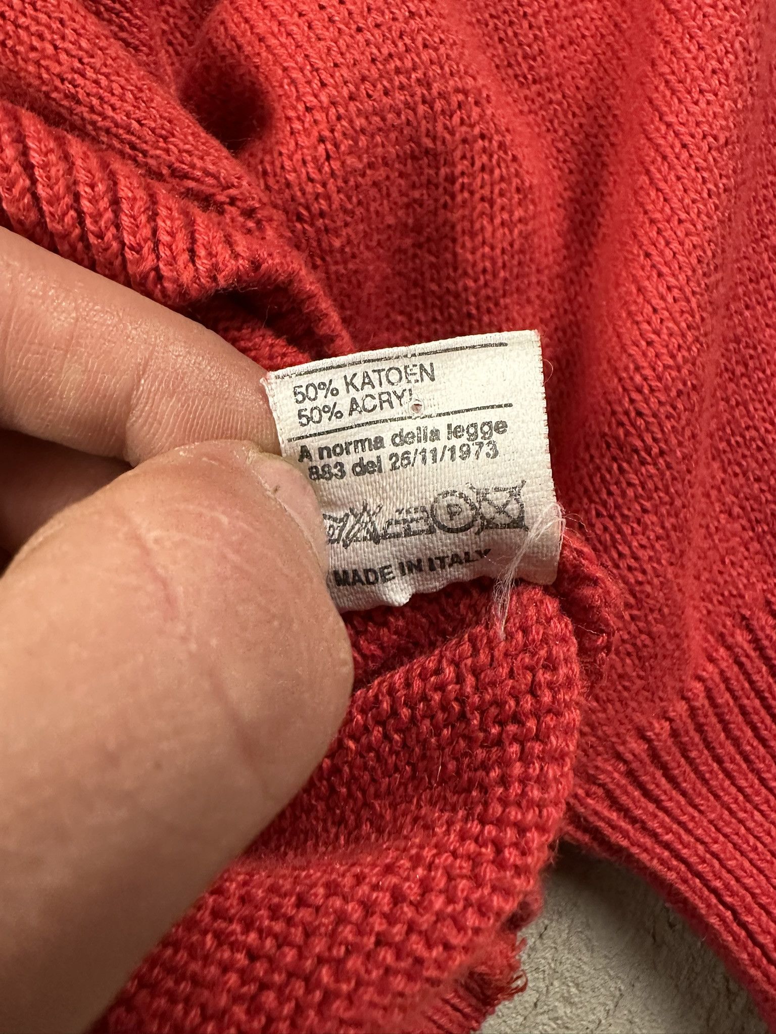 Vintage 80s Vintage Italian 3D Cable Oversized Boxy Sweater Size US M / EU 48-50 / 2 - 14 Thumbnail