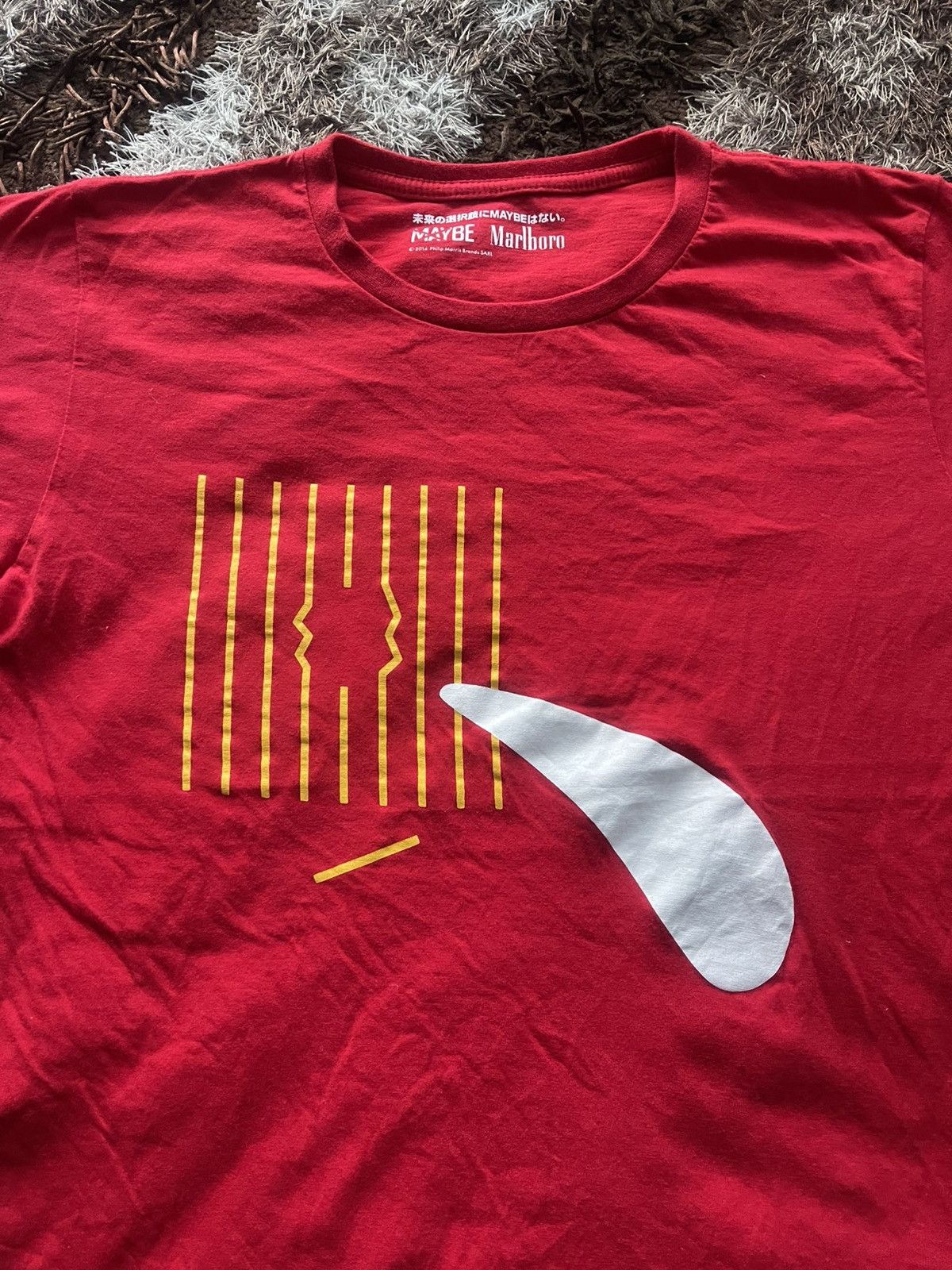 Marlboro × Vintage 🔥HOT🔥MAYBE MARLBORO T-SHIRT VERY RARE Size US M / EU 48-50 / 2 - 2 Thumbnail