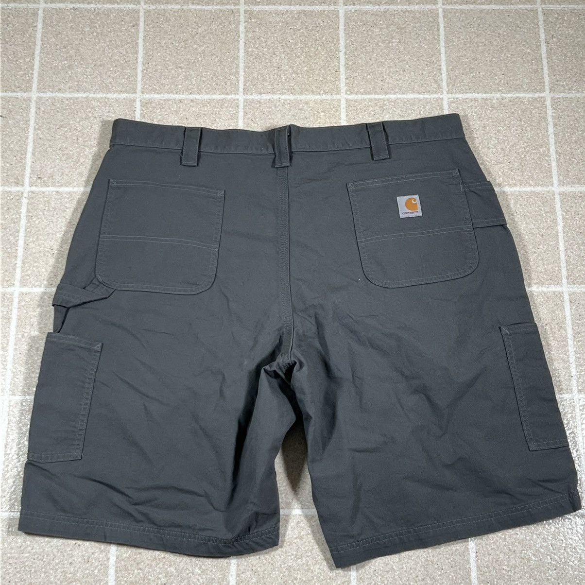 Carhartt Carhartt Carpenter Shorts Mens 40 Gray Canvas Workwear Size US 40 / EU 56 - 1 Thumbnail