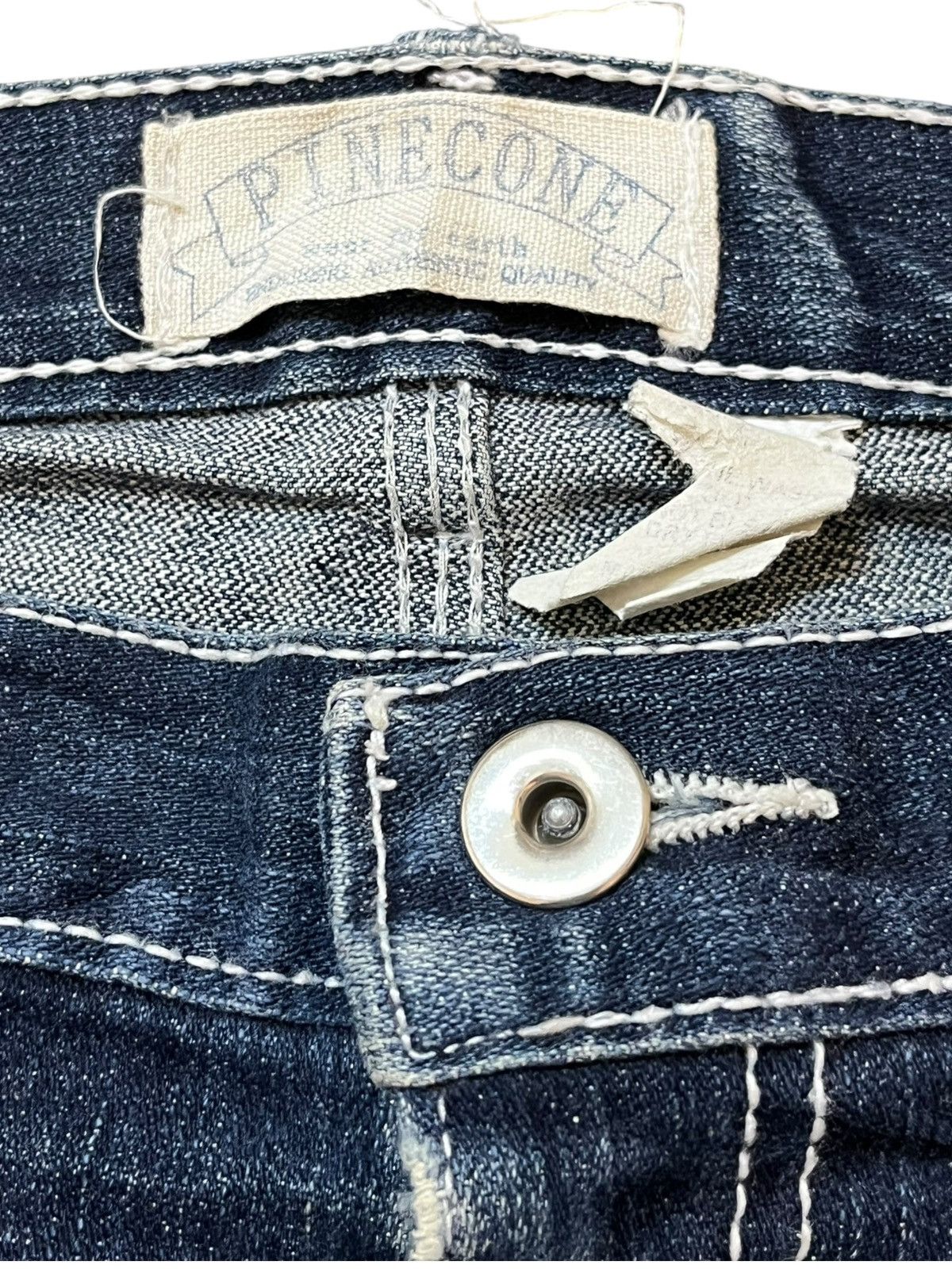 American Apparel Vintage PineCone Mudwash Shallow Pocket Denim Size US 32 / EU 48 - 5 Thumbnail