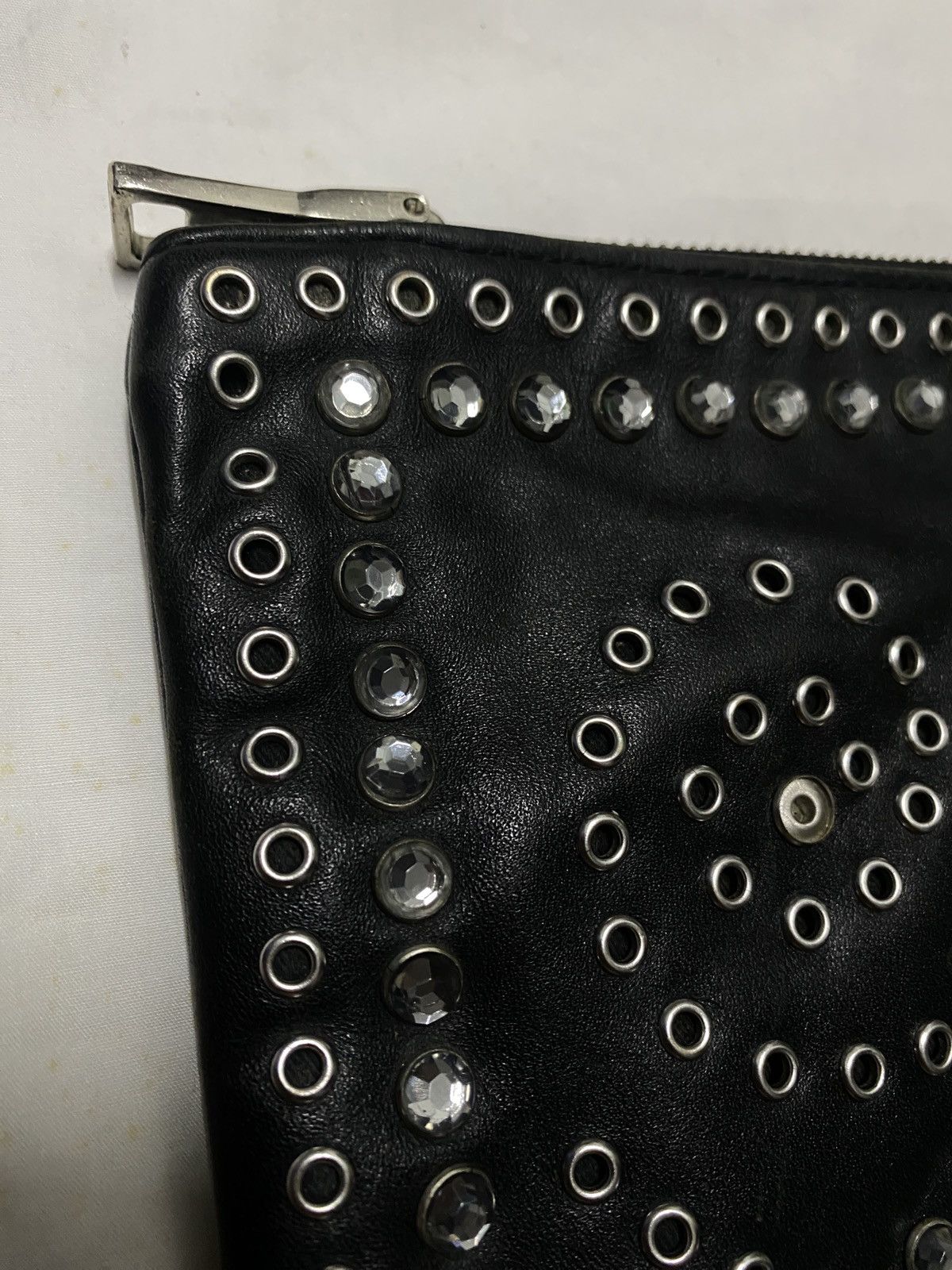 Prada Prada - Rhinestone Runway Piece - Calf Leather Clutch Bag Size ONE SIZE - 9 Thumbnail