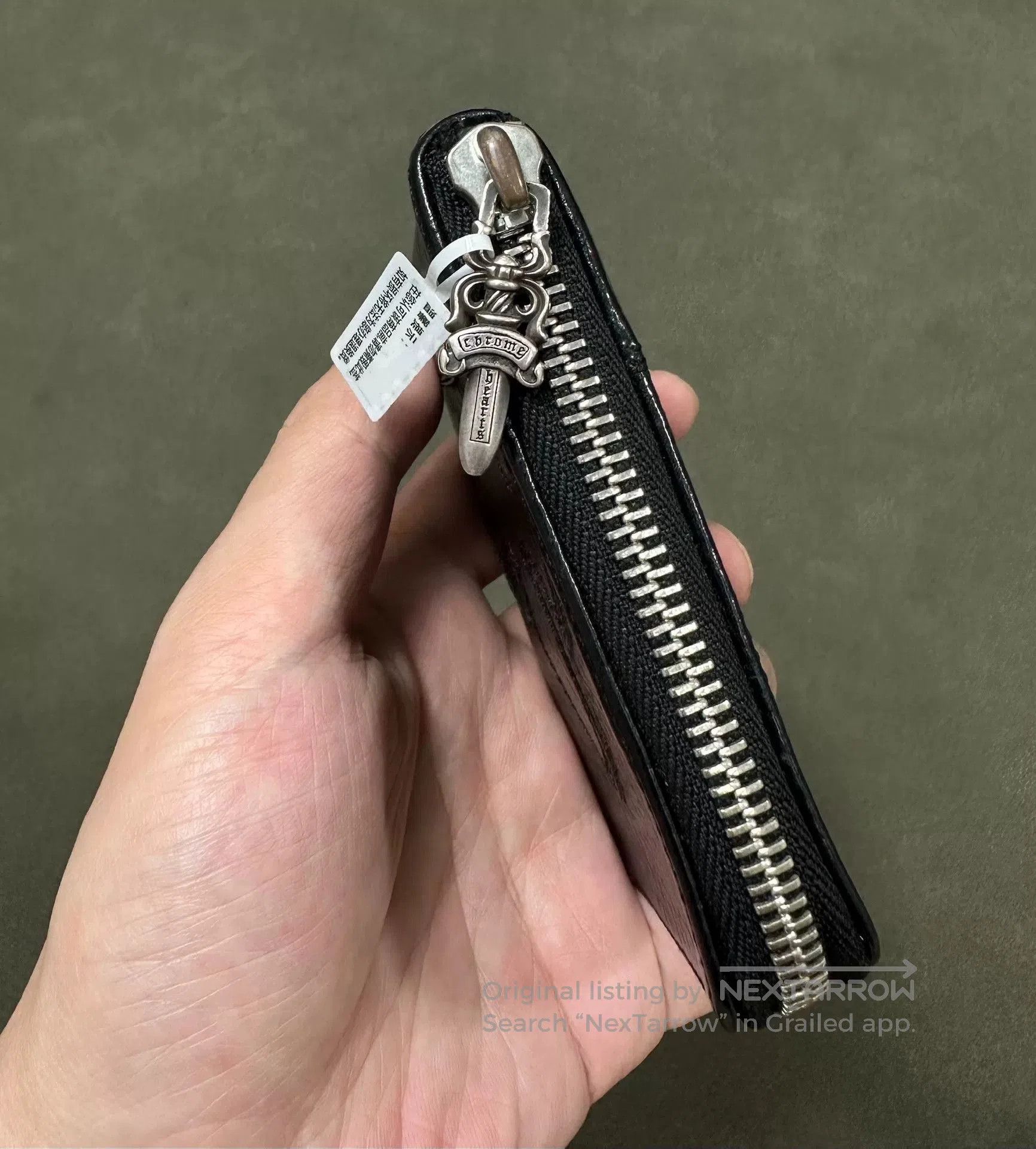 Chrome Hearts Chrome Hearts Flame Leather Card Wallet. Size ONE SIZE - 4 Thumbnail