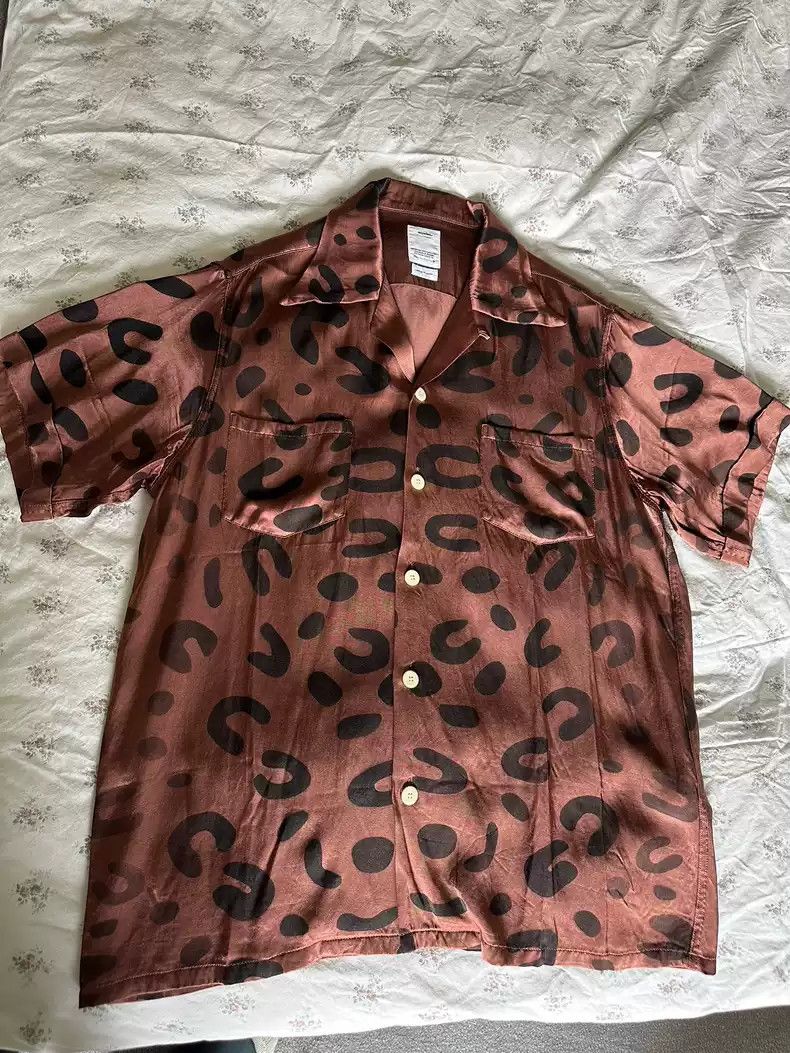 image of Visvim 20Ss Irving Shirt S/s Panthera, Men's (Size Large)
