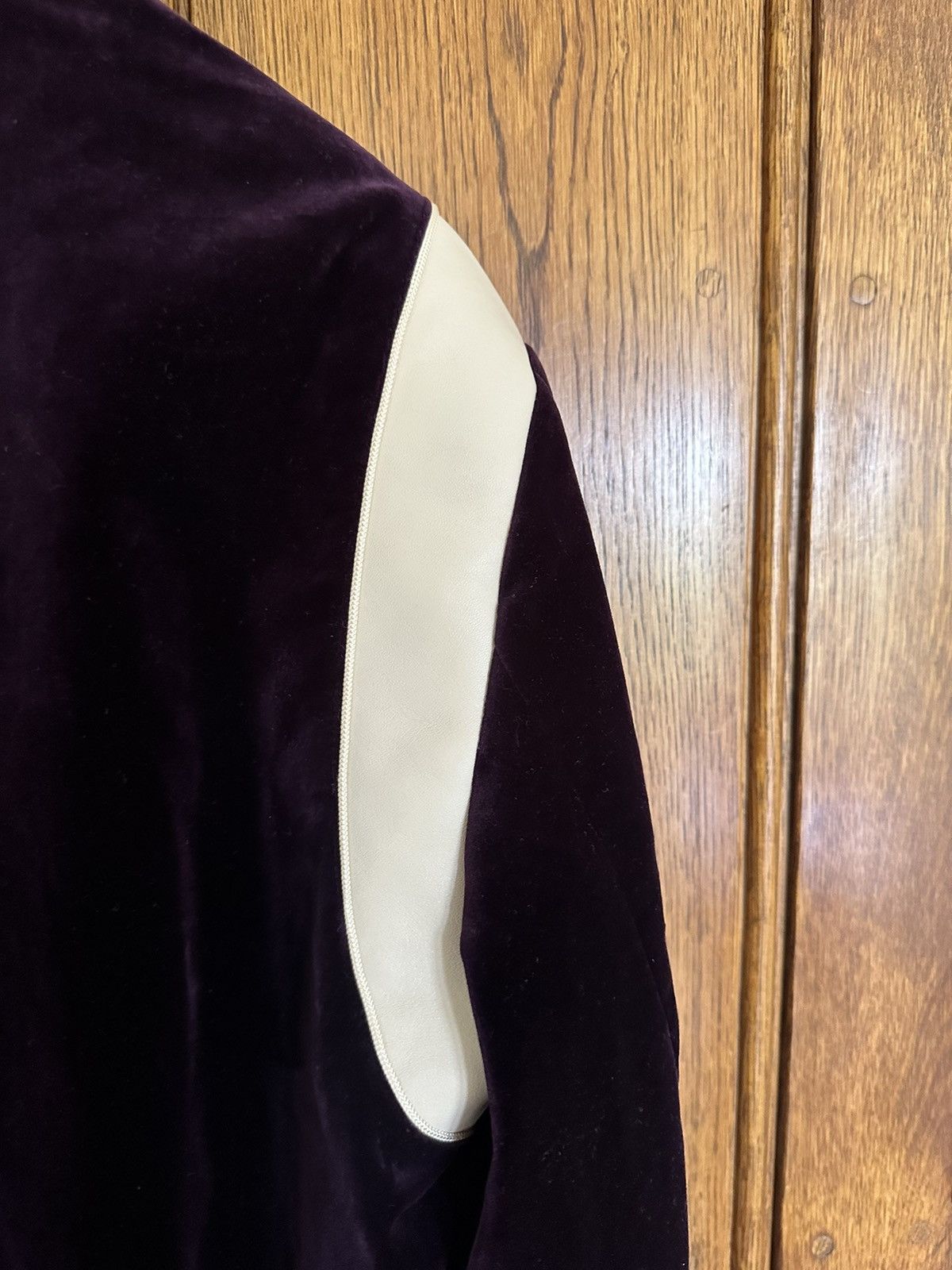 Celine Grail FW20 Celine purple velvet teddy jacket 46 Size US S / EU 44-46 / 1 - 18 Thumbnail