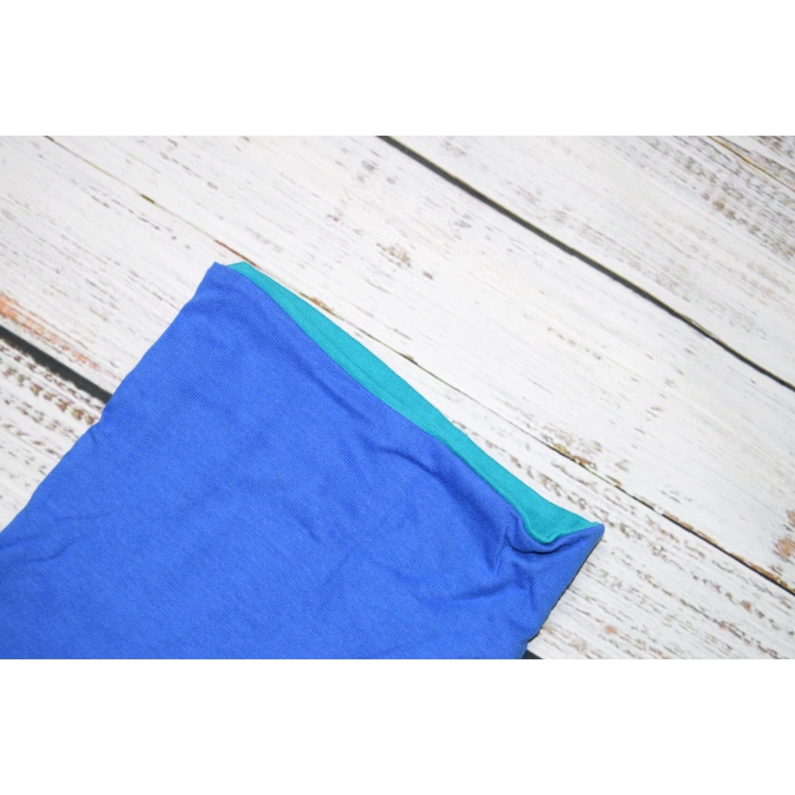 Fruit Of The Loom VINTAGE NWT VTG FRUIT OF THE LOOM CASUALWEAR WOMENS 2-TONE T-SHIRT TEE L TEAL BLUE 1991 Size L / US 10 / IT 46 - 4 Thumbnail