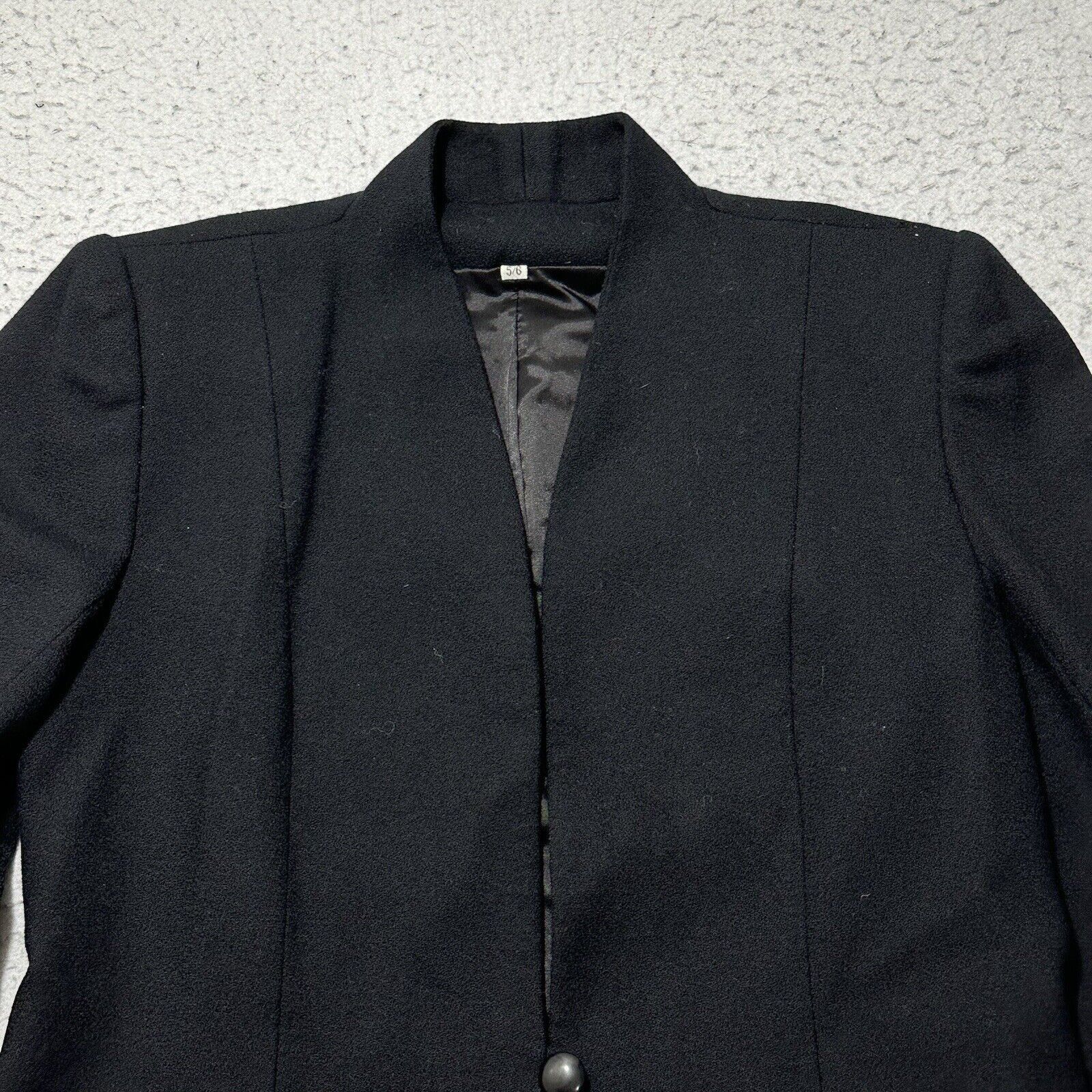 Vintage Vintage Peabody House International 5/6 Wool Blazer Black Size M / US 6-8 / IT 42-44 - 2 Thumbnail