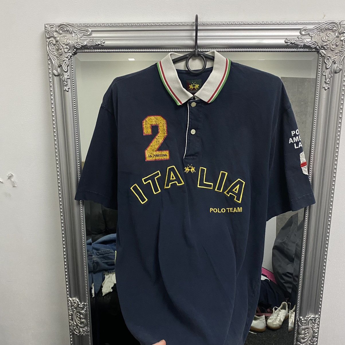 La Martina La martina Polo Shirt Italia #2 Size US XL / EU 56 / 4 - 7 Thumbnail