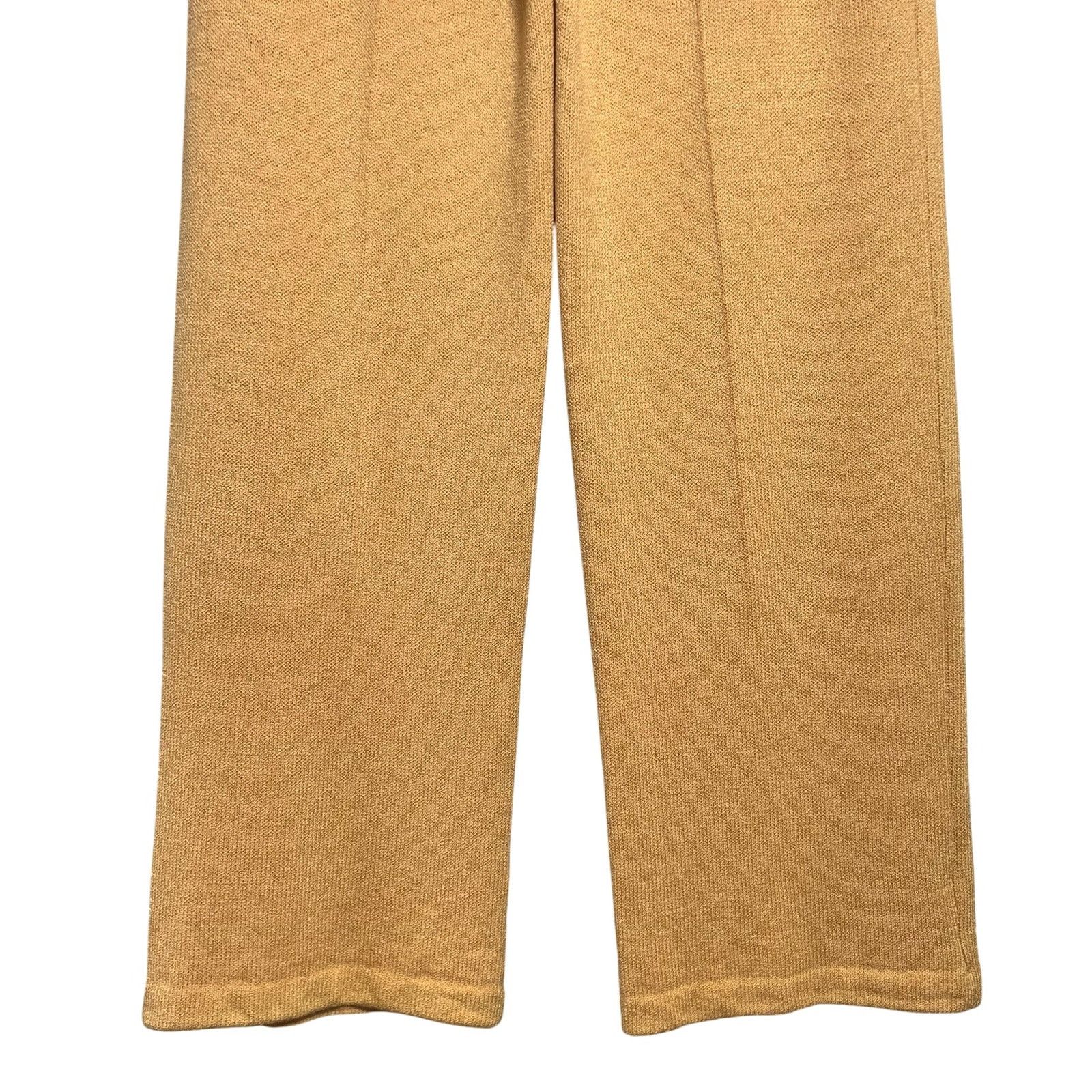 St. John St. John Collection Knit Camel Wide Leg Pull-On Pants Size 8 Size 30" / US 8 / IT 44 - 6 Thumbnail