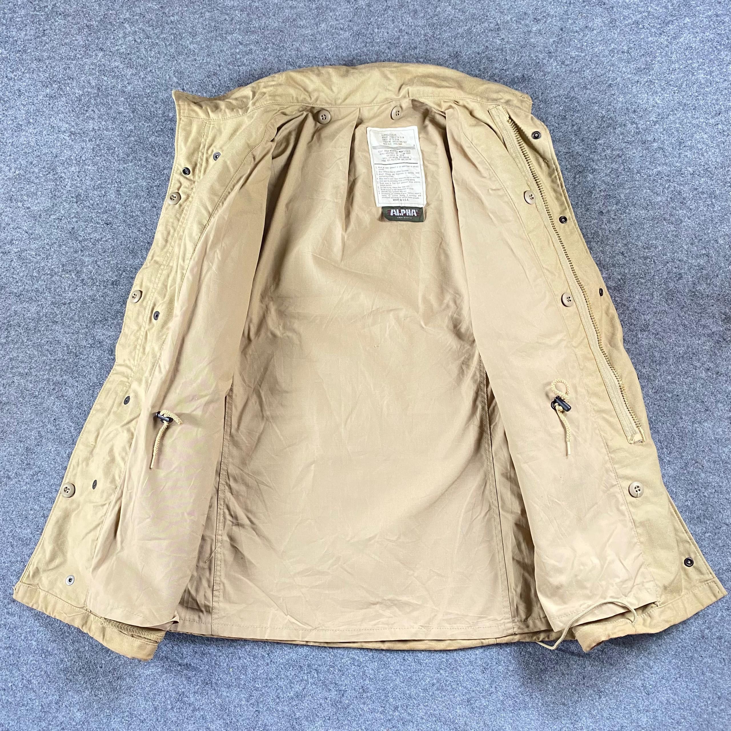 Alpha Industries Vintage 90s Alpha Industry Workers Parka Jacket Size US S / EU 44-46 / 1 - 7 Thumbnail