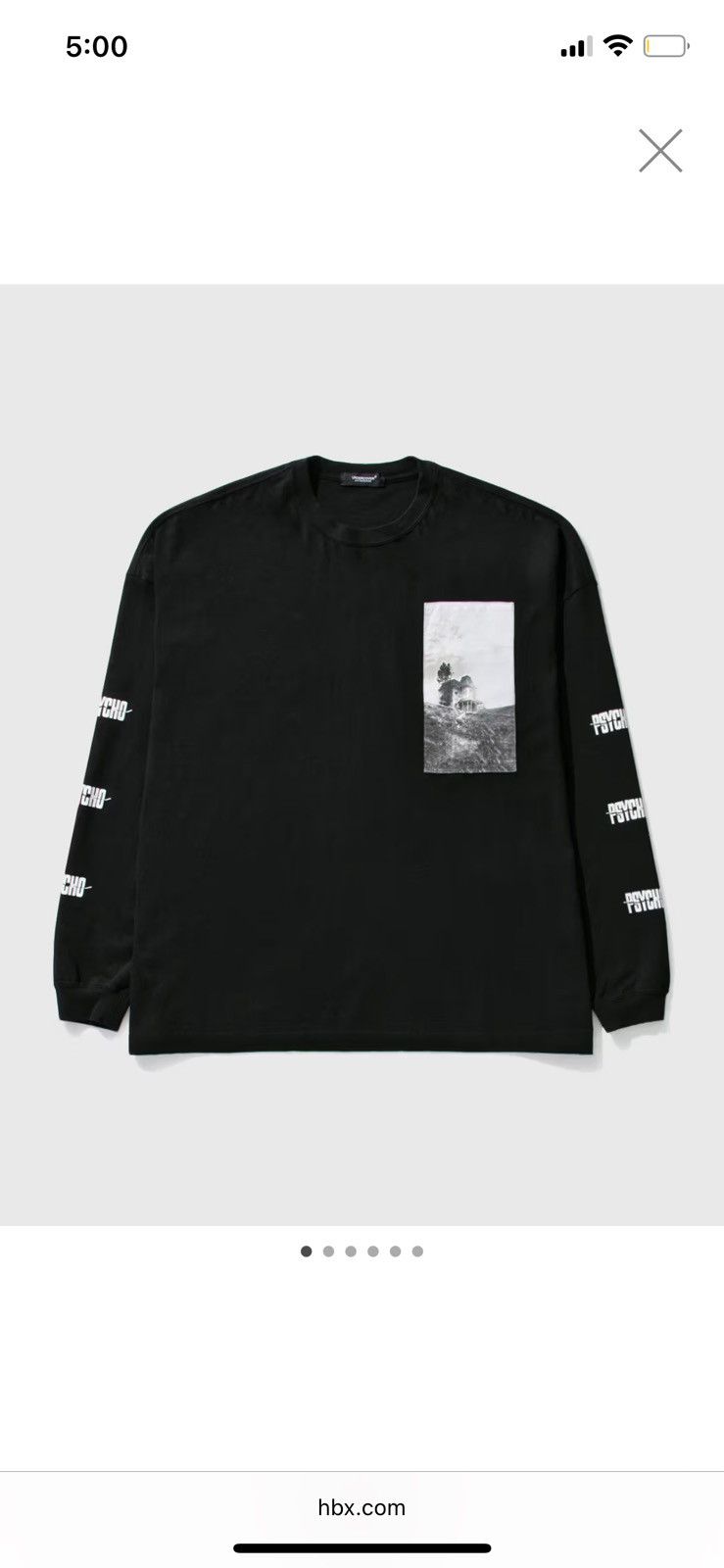 Undercover UNDERCOVER PSYCHO HOUSE LS TEE💫 Size US XL / EU 56 / 4 - 9 Thumbnail