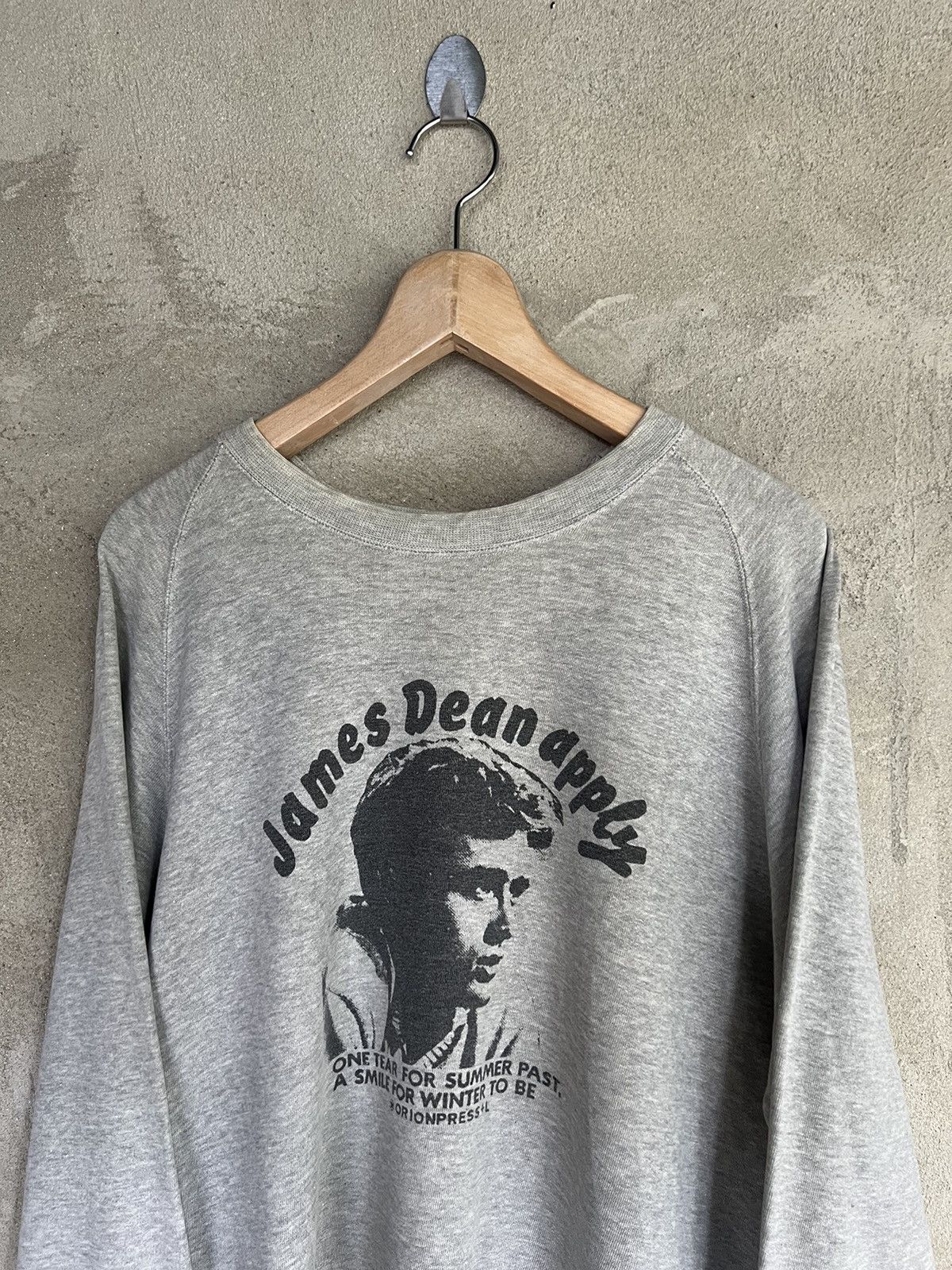 Vintage Vintage James Dean Apply Smile For Winter Sweatshirt Size US M / EU 48-50 / 2 - 3 Thumbnail