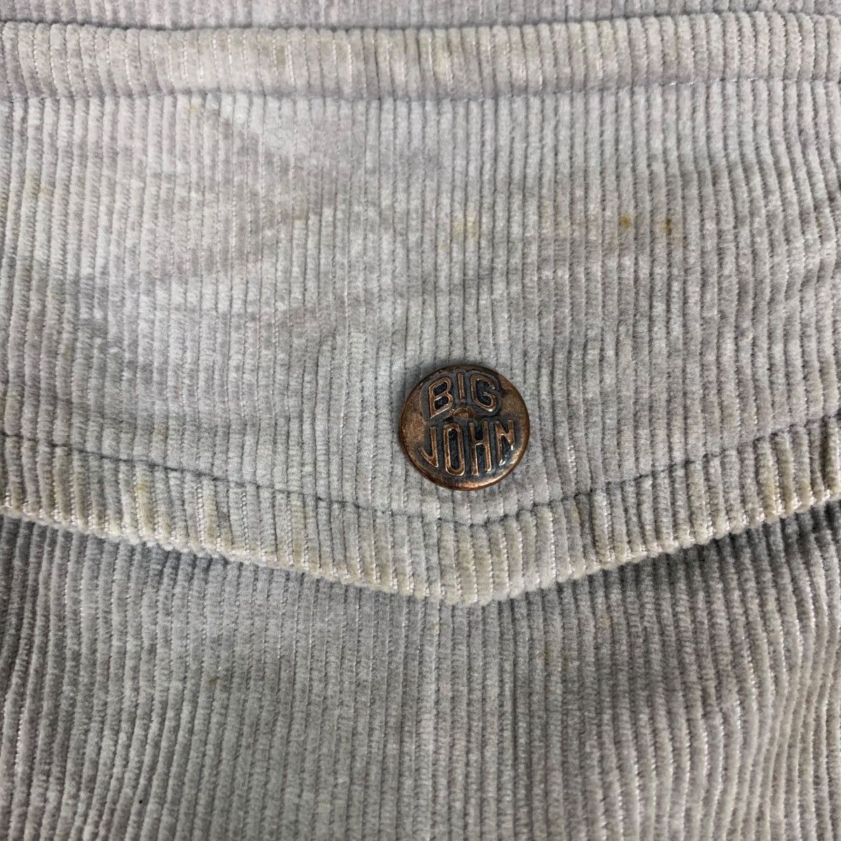 Big John Vintage 90's BIG JOHN Worker Corduroy Vest #2495-C112 Size US L / EU 52-54 / 3 - 14 Thumbnail