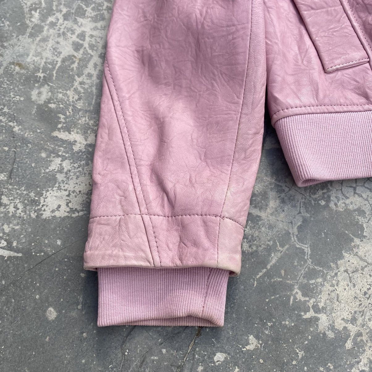 Helmut Lang HELMUT LANG Faded Pink Leather Jacket Size S / US 4 / IT 40 - 7 Thumbnail