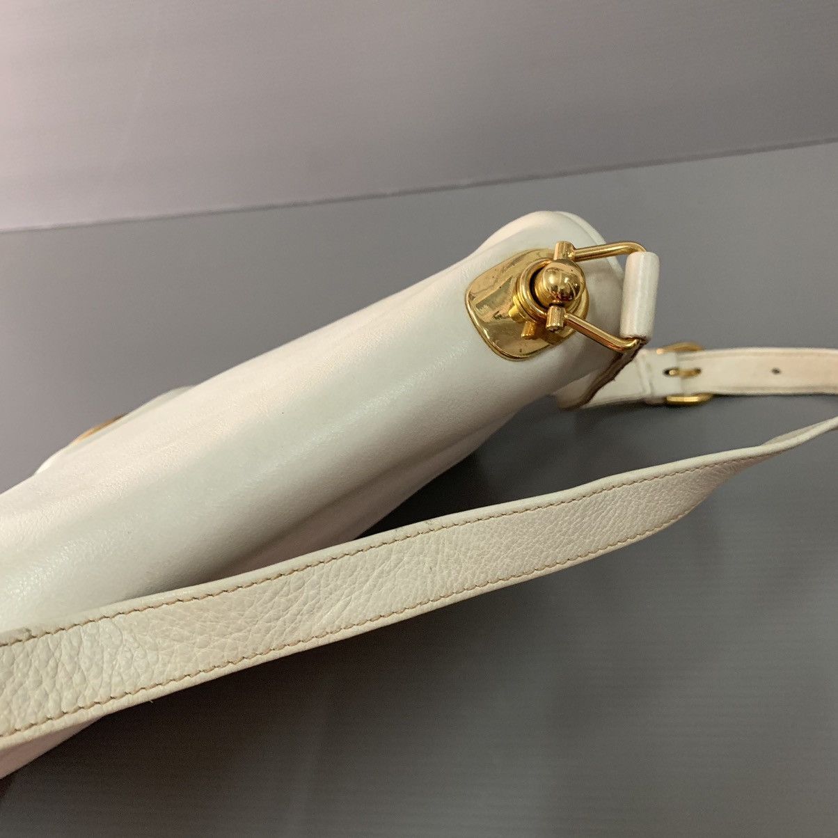 Gucci Gucci GG White Leather Shoulder Limited Bag Size ONE SIZE - 11 Thumbnail