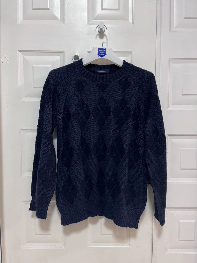 Undercover Undercover Argyle Pattern Knit Sweater- DMC Size US M / EU 48-50 / 2 - 1 Thumbnail