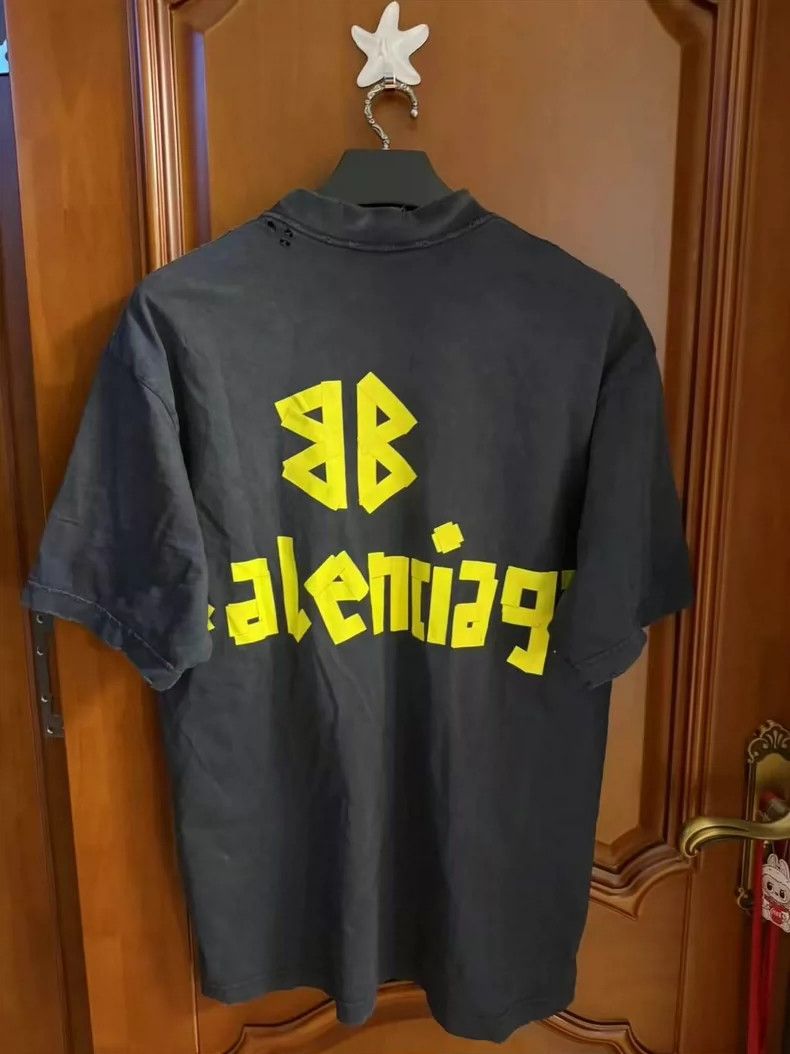 Balenciaga Balenciaga Tape Short Sleeve XS Size US XS / EU 42 / 0 - 2 Thumbnail