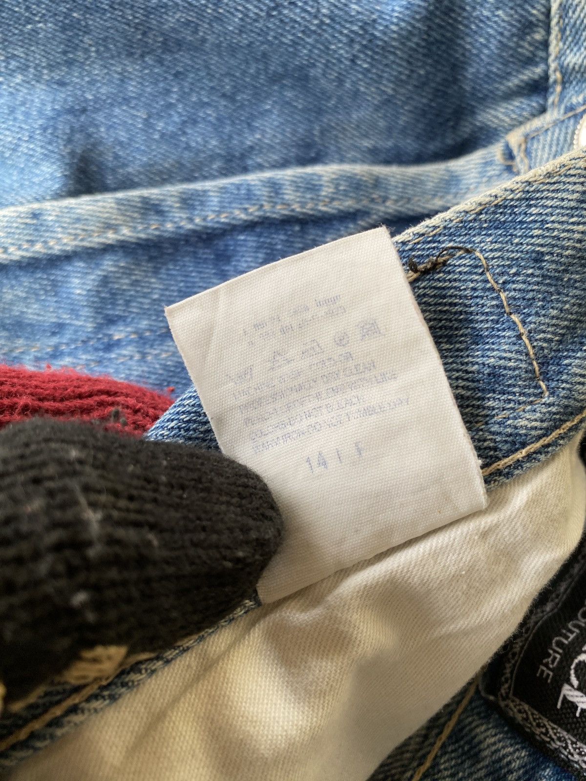 Versace × Versace Jeans Couture Vintage 90’s Versace Jeans Couture Faded Blue Denim Size US 30 / EU 46 - 20 Thumbnail