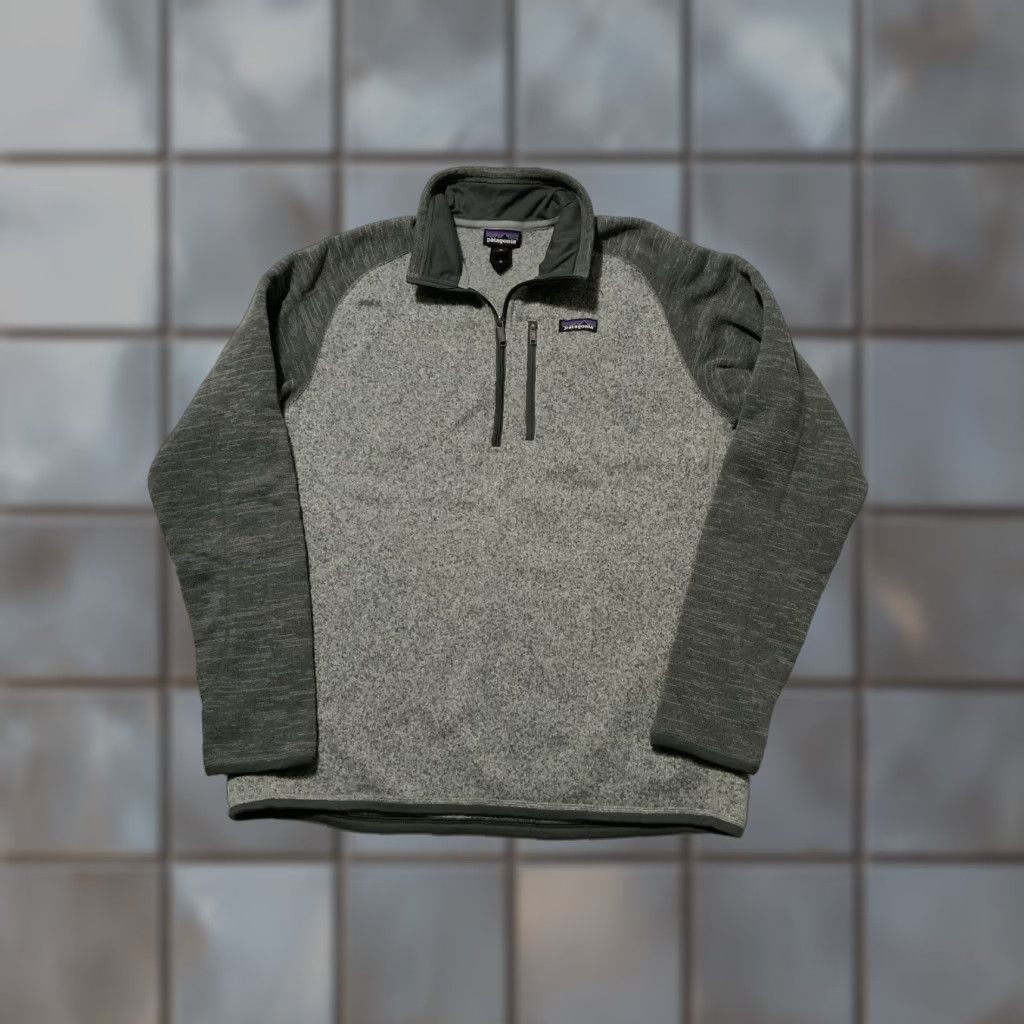 Patagonia Patagonia Recycled Knit Better Sweater Fleece 1/4 Zip Pullover Jacket XL Men's Gray Size US XL / EU 56 / 4 - 1 Thumbnail