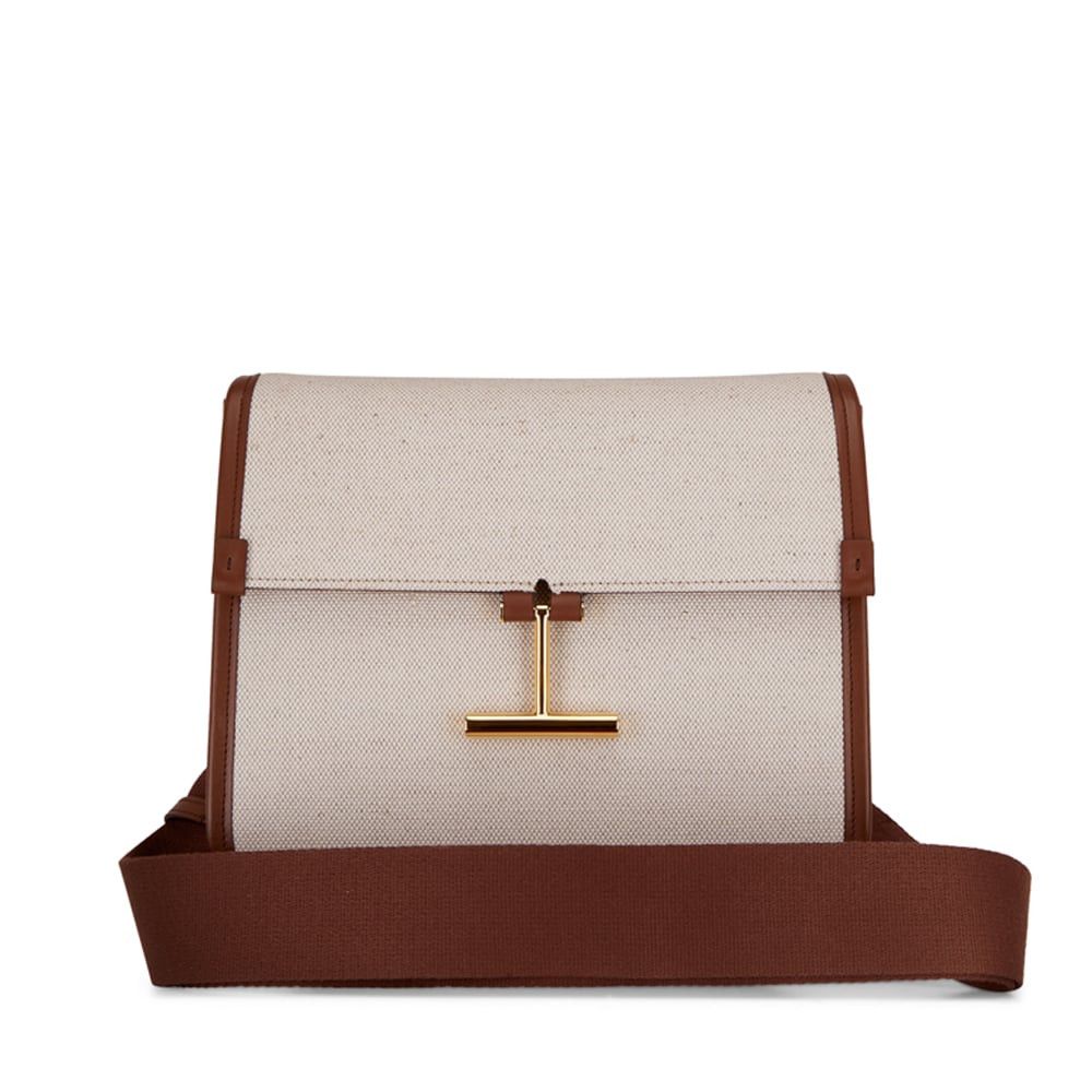 Tom Ford o1loc1c0724 Size: OS / Shoulder Bag in Ivory Brown Size ONE SIZE - 1 Thumbnail