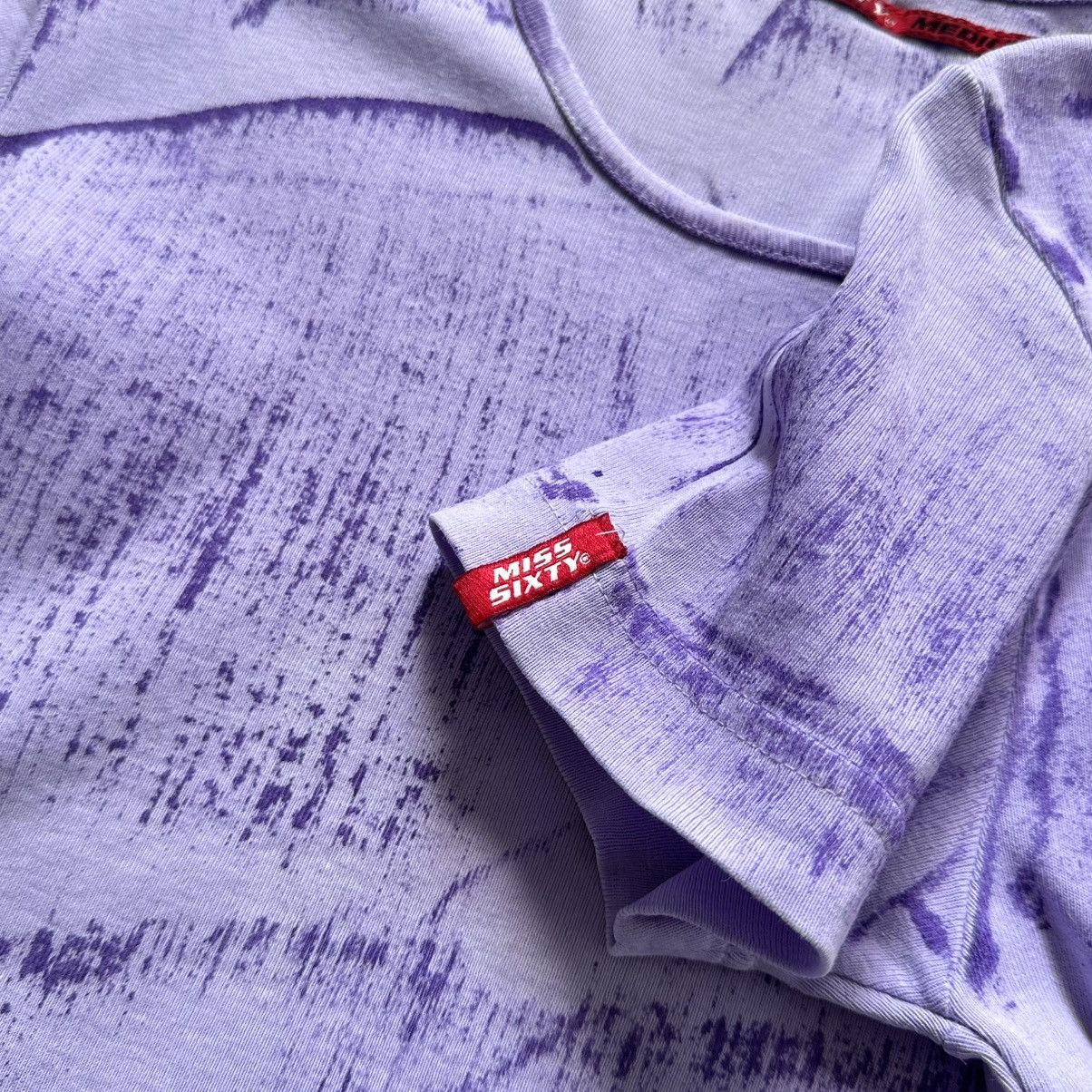 Hysteric Glamour Y2K Miss Sixty Painted Top T Shirt Cop Copine Margiela Style Size M / US 6-8 / IT 42-44 - 3 Thumbnail