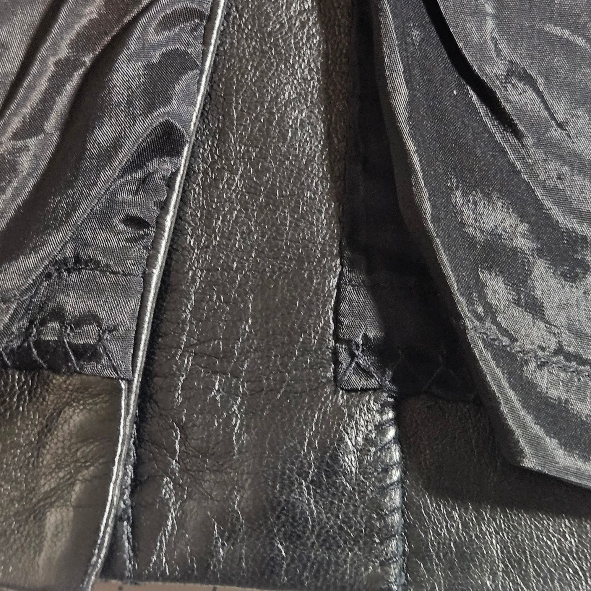 Ralph Lauren Ralph Lauren Women Blk Lambskin Leather Skirt 14 mob wife ae Size 36" / US 14 / IT 50 - 5 Thumbnail