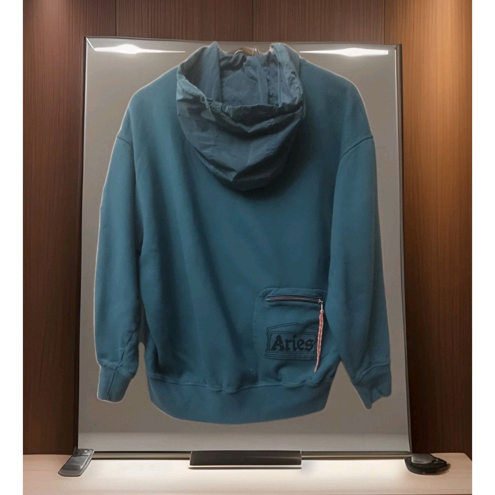 Aries Aries Wunderworld Nylon Hybrid Hoodie Sweatshirt Mens Size M Size US M / EU 48-50 / 2 - 2 Thumbnail