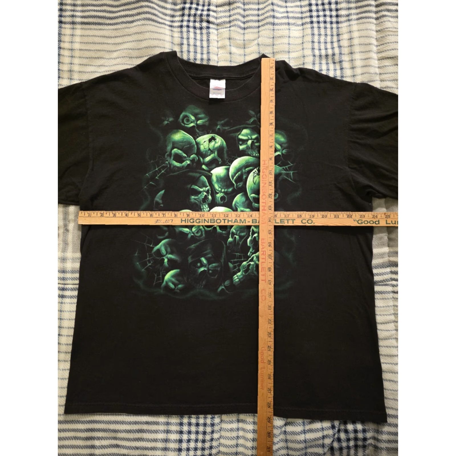 Vintage VINTAGE Tennessee River Skull Pile Stack T Shirt Black Grunge Mens XL Size US XL / EU 56 / 4 - 5 Thumbnail