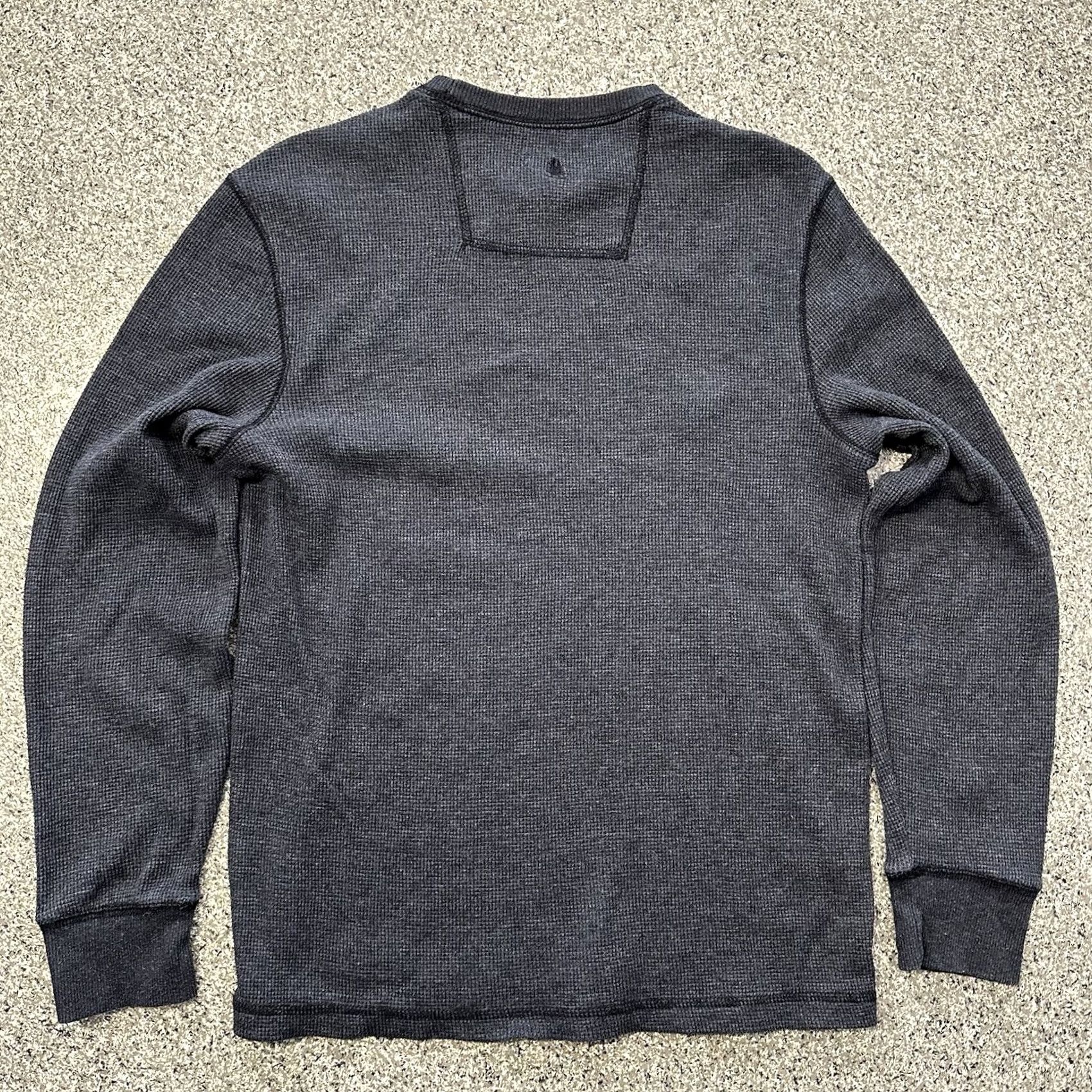 Vintage G.H. Bass & Co. Long Sleeve Thermal Shirt Mens S Navy Blue Crewneck Size US S / EU 44-46 / 1 - 6 Thumbnail