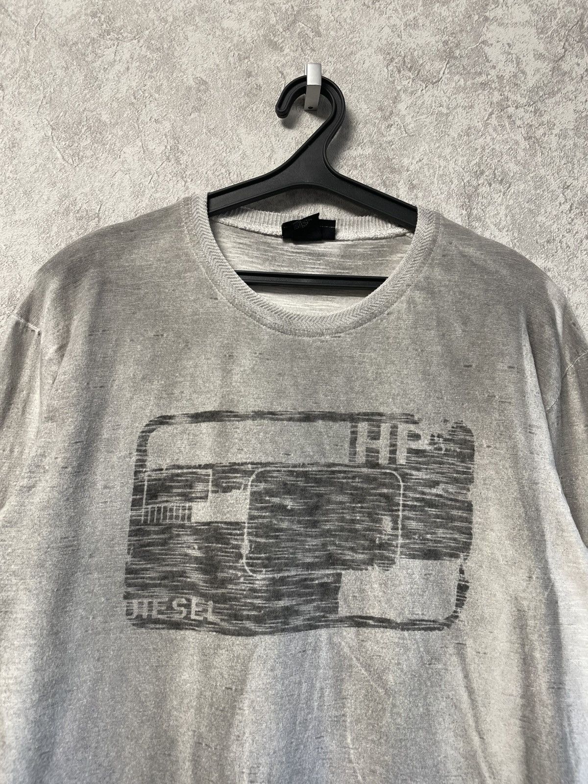 Diesel Vintage Diesel Distressed Long Sleeve Made In Italy Y2K 90s Size US XXL / EU 58 / 5 - 2 Thumbnail