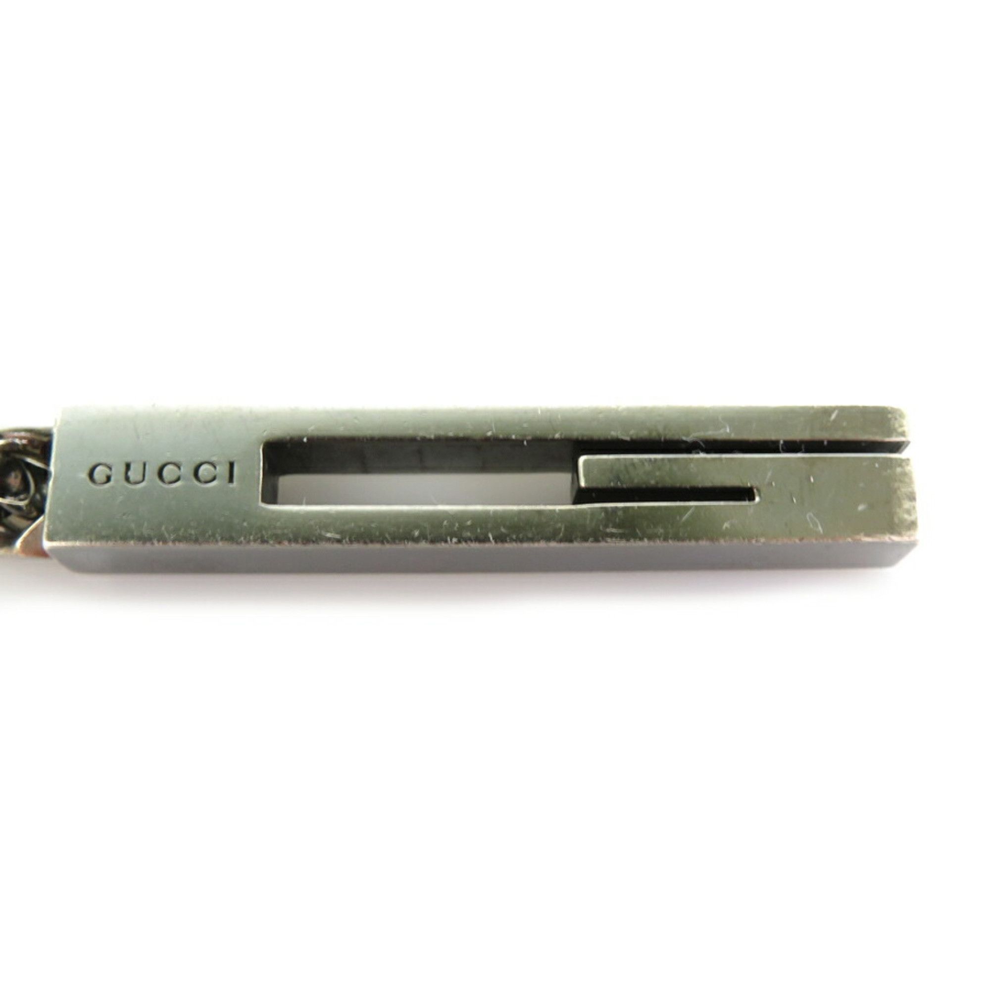 image of Gucci G Logo Necklace in Silver, Women's