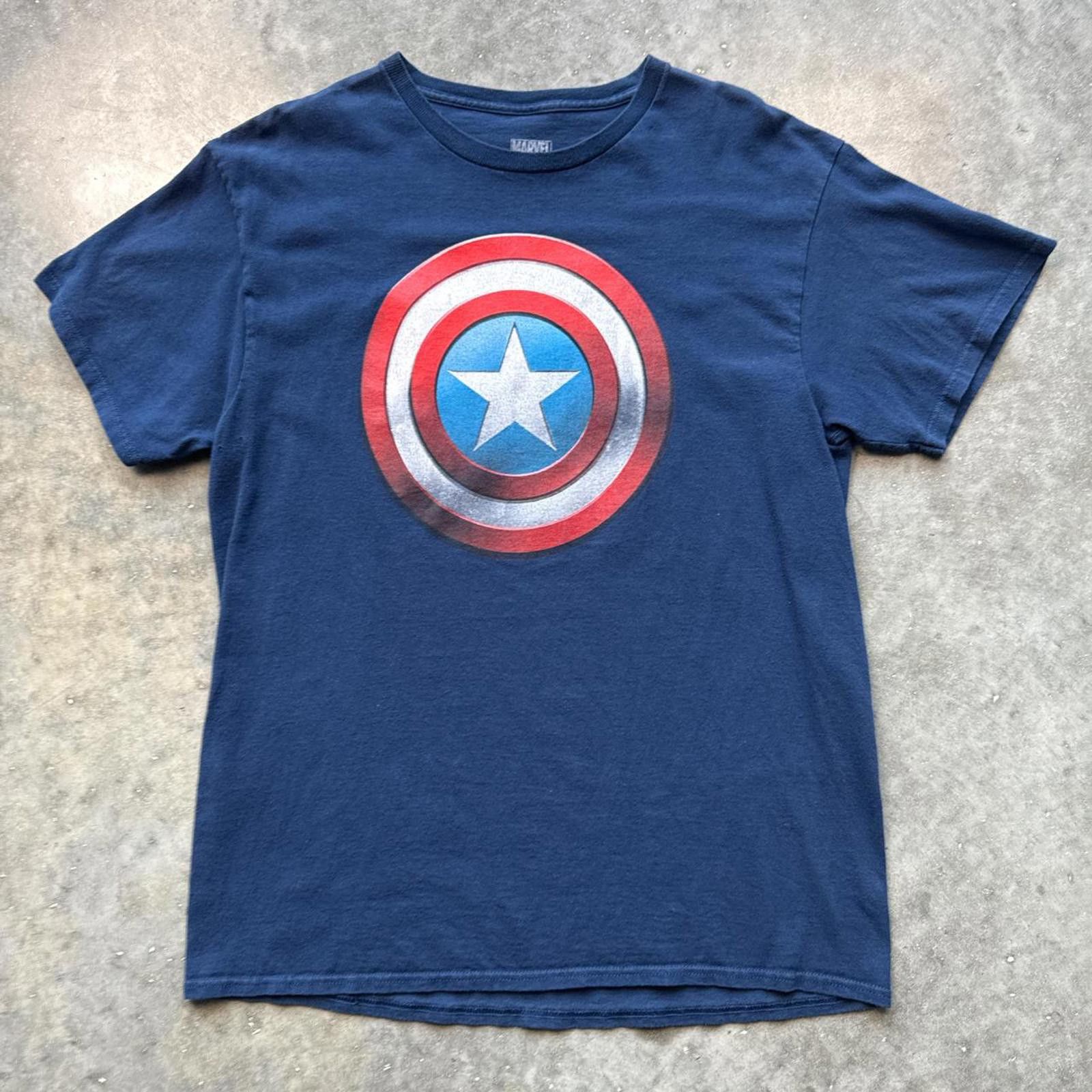 Marvel Comics Captain America Shield Graphic T-Shirt Size US L / EU 52-54 / 3 - 1 Thumbnail