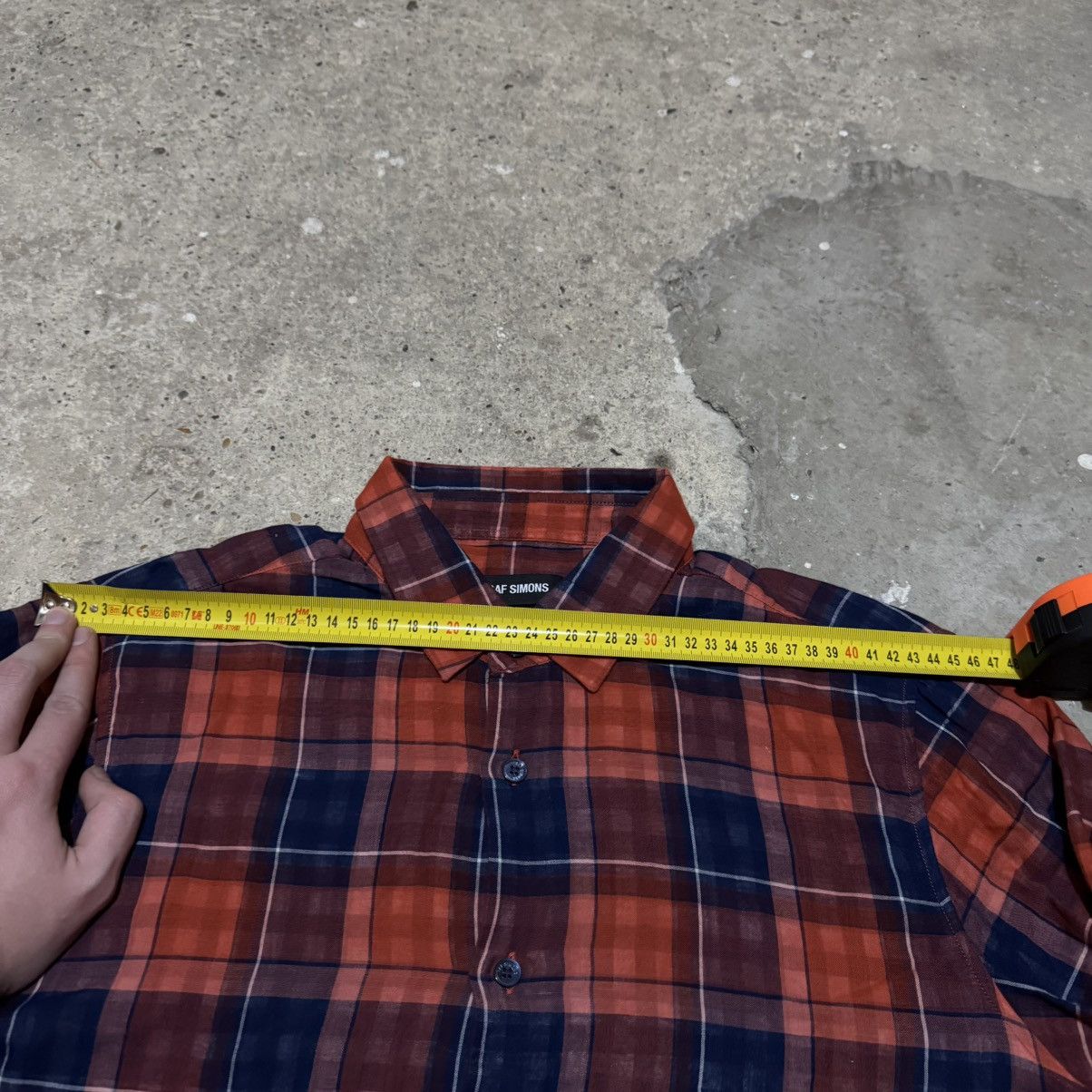Raf Simons × Vintage Raf simons Double layer flannel shirt bottoms up Size US L / EU 52-54 / 3 - 14 Thumbnail