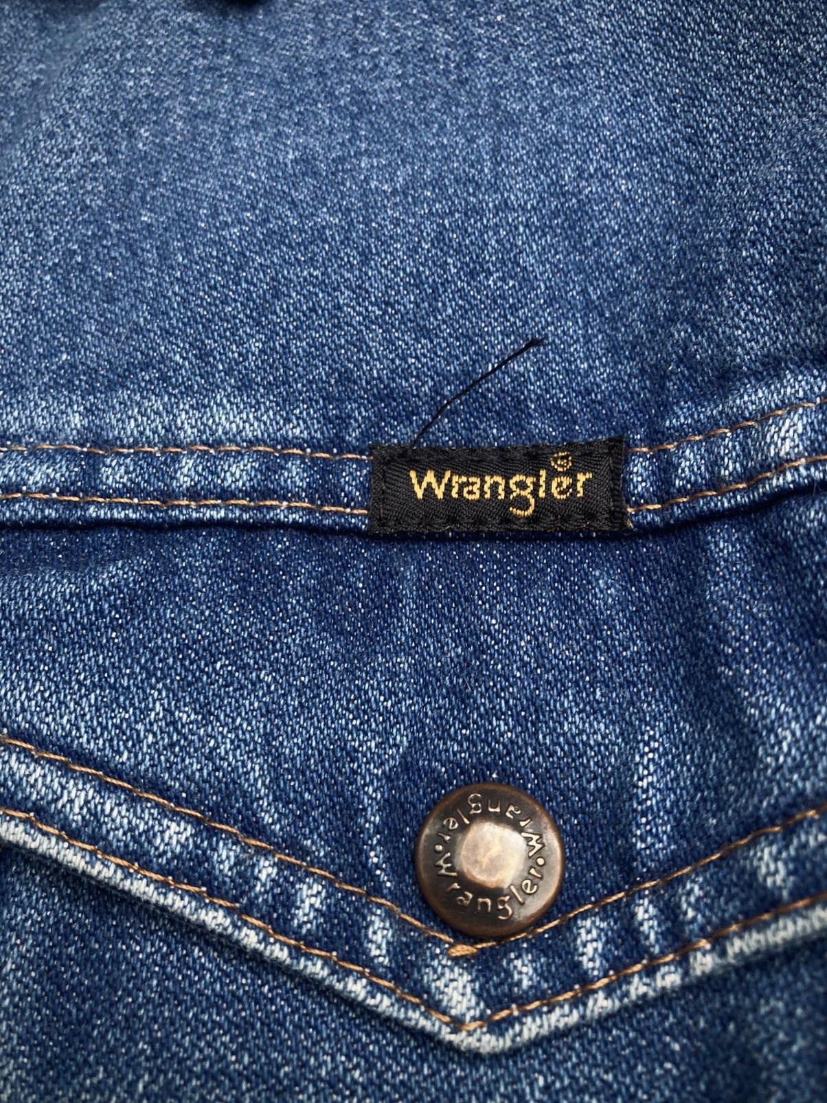 Wrangler Vintage 90s Wrangler Western Denim Jacket Size US L / EU 52-54 / 3 - 7 Thumbnail