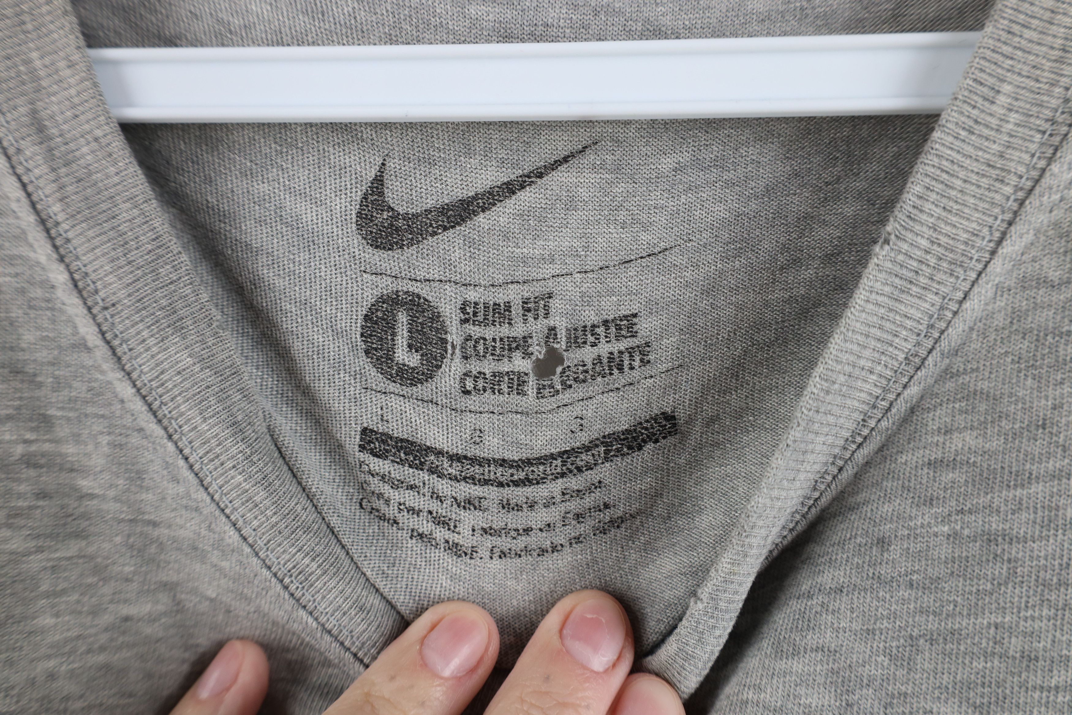 Nike Nike Team USA Soccer Futbol Short Sleeve T-Shirt Gray Size US L / EU 52-54 / 3 - 10 Thumbnail