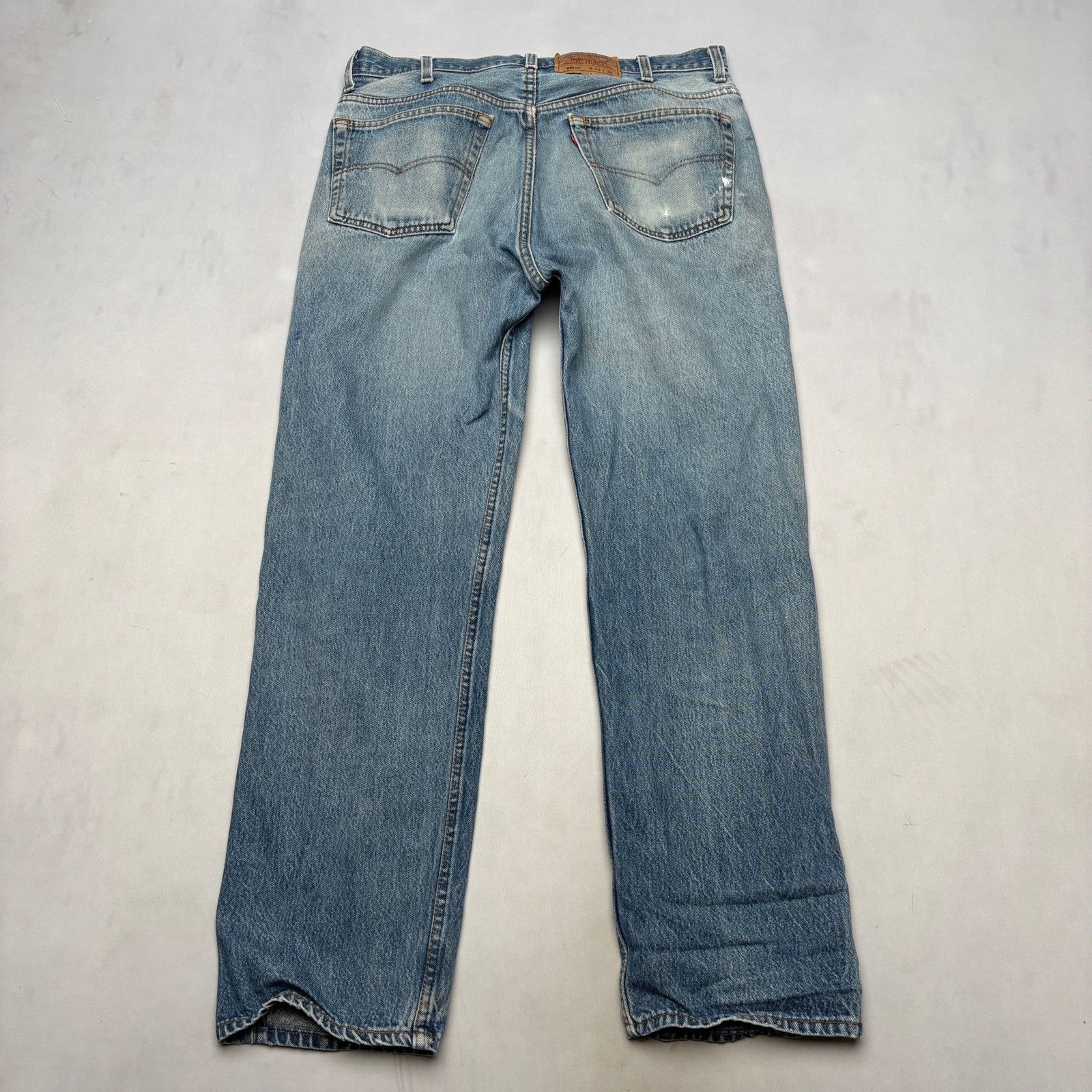 Levi's × Vintage VTG 90s Levi's 501 XX Made in USA Straight Leg Jeans 40x34 Size US 34 / EU 50 - 3 Thumbnail