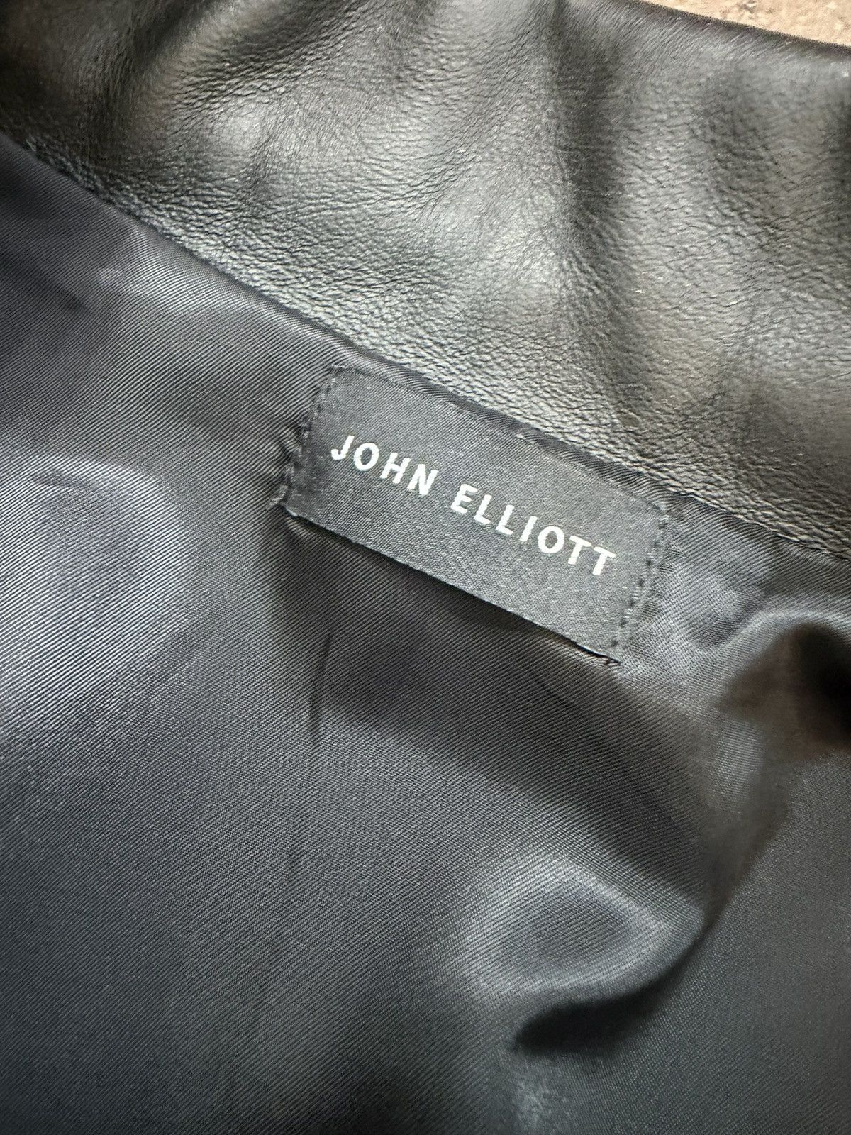 John Elliott John Elliott Leather Rider Moto Drifter Black Jacket Size 3 Size US L / EU 52-54 / 3 - 5 Thumbnail