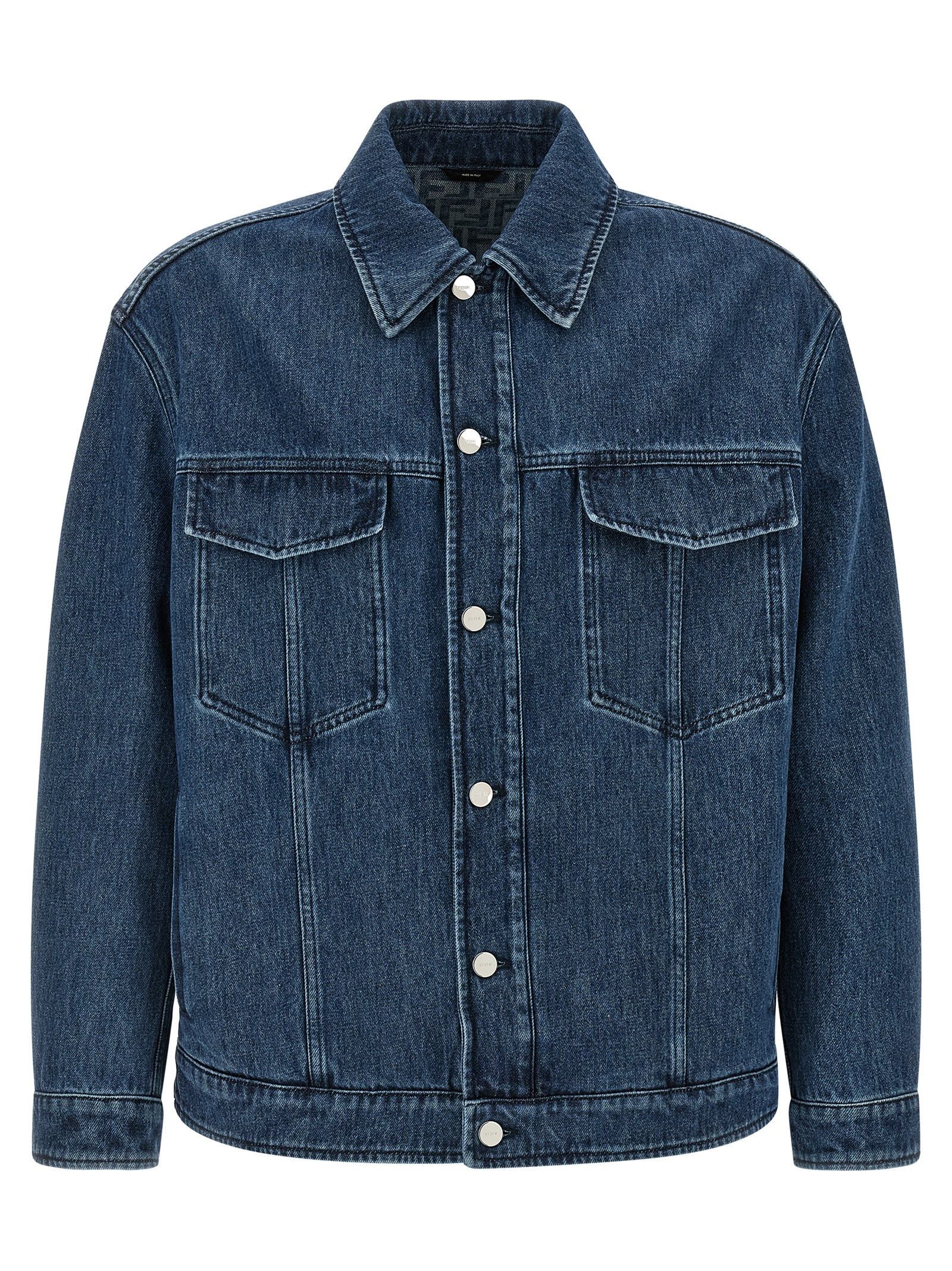 Fendi 'FF Selleria' denim jacket Size US M / EU 48-50 / 2 - 1 Thumbnail
