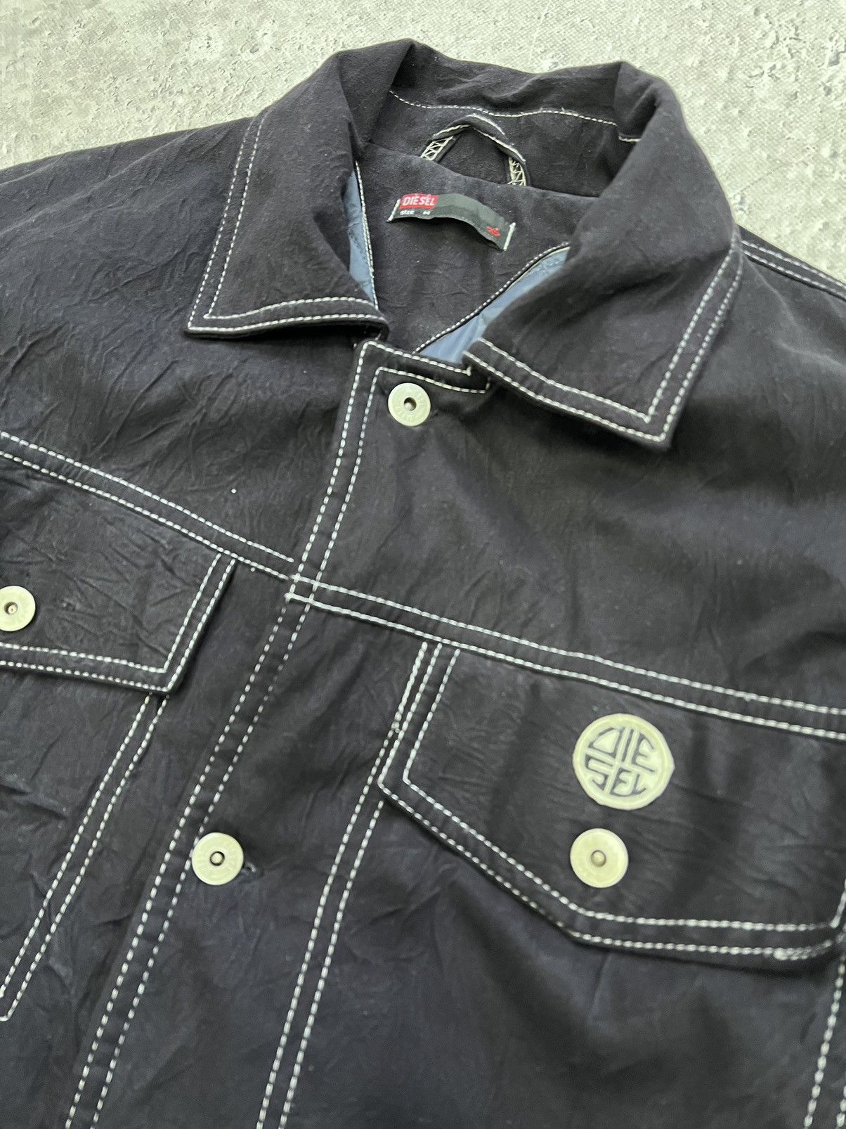 Diesel × Vintage VINTAGE VARSITY Y2K BOMBER JACKET DIESEL Size US L / EU 52-54 / 3 - 6 Thumbnail
