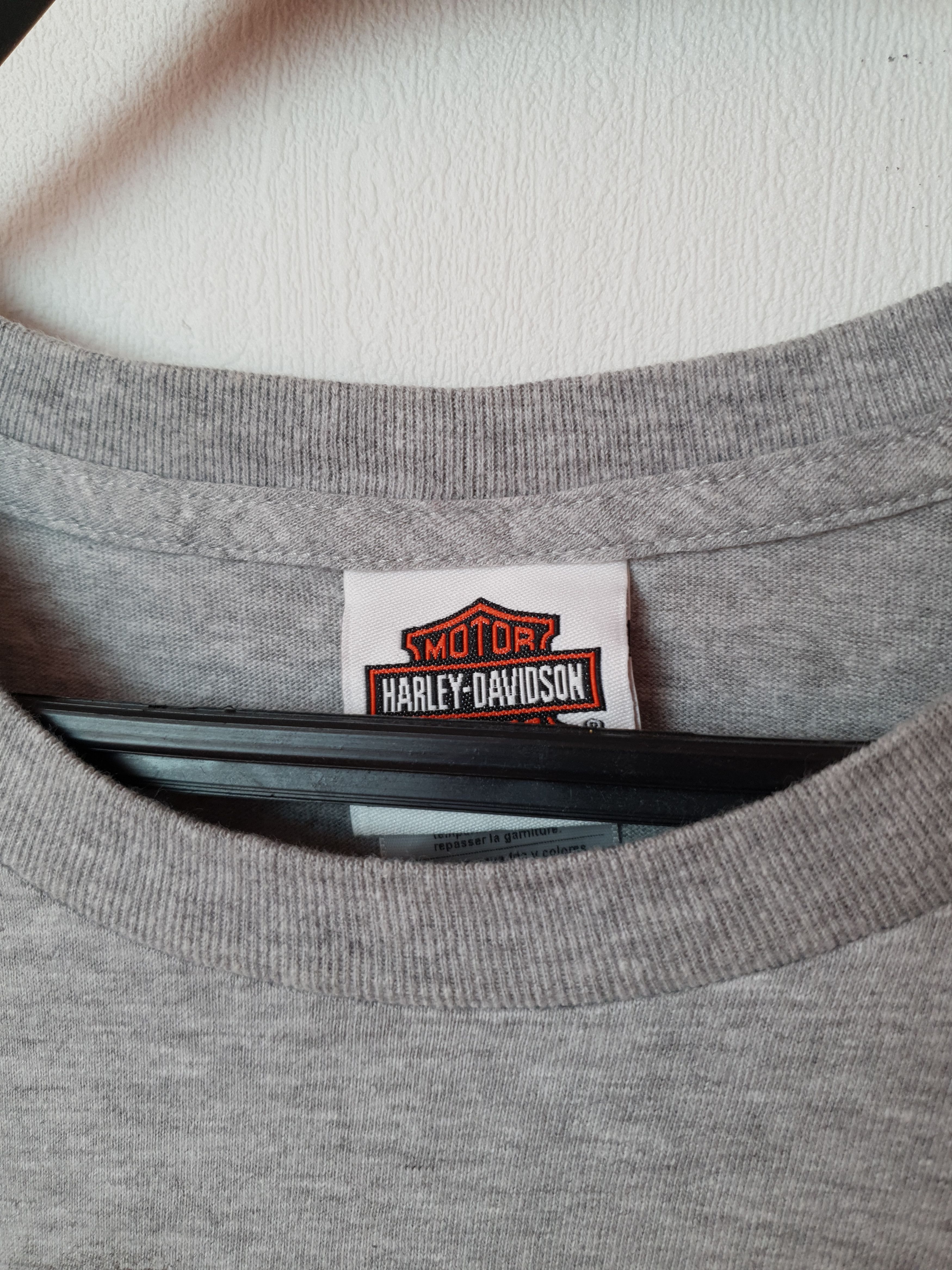 Harley Davidson Harley Davidson RK Stratman Inc T Shirt Gray Big Logo Size US XL / EU 56 / 4 - 6 Thumbnail