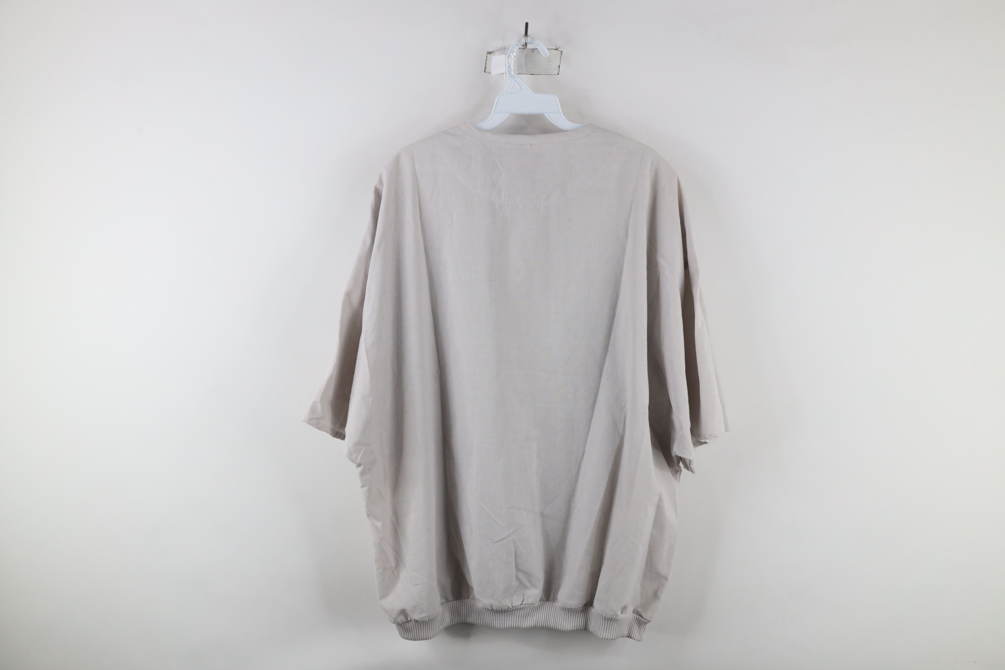 Vintage Vintage 90s Streetwear Knit Pullover Henley T-Shirt Gray Size US XL / EU 56 / 4 - 11 Thumbnail