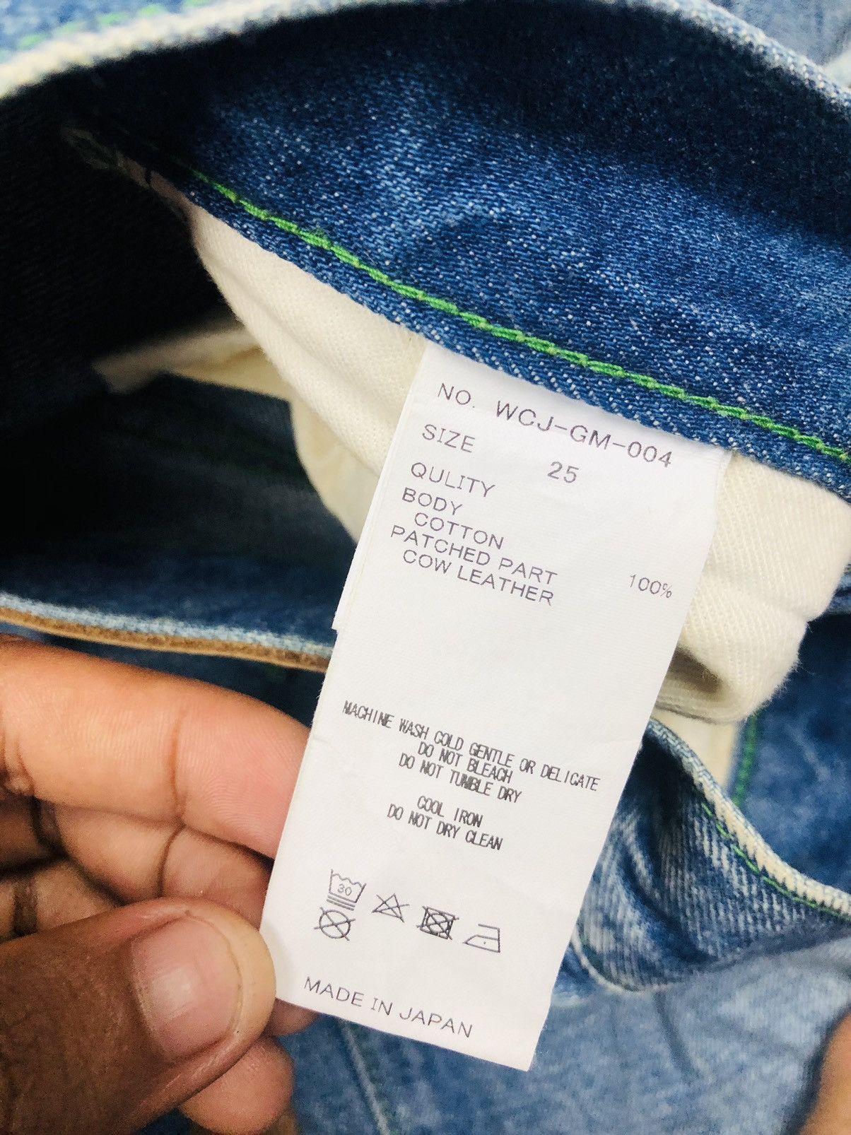 If Six Was Nine WCJ Wide-Leg Ripped Jeans - Unique Thigh Cutout Denim (40) Size US 26 / EU 42 - 12 Thumbnail