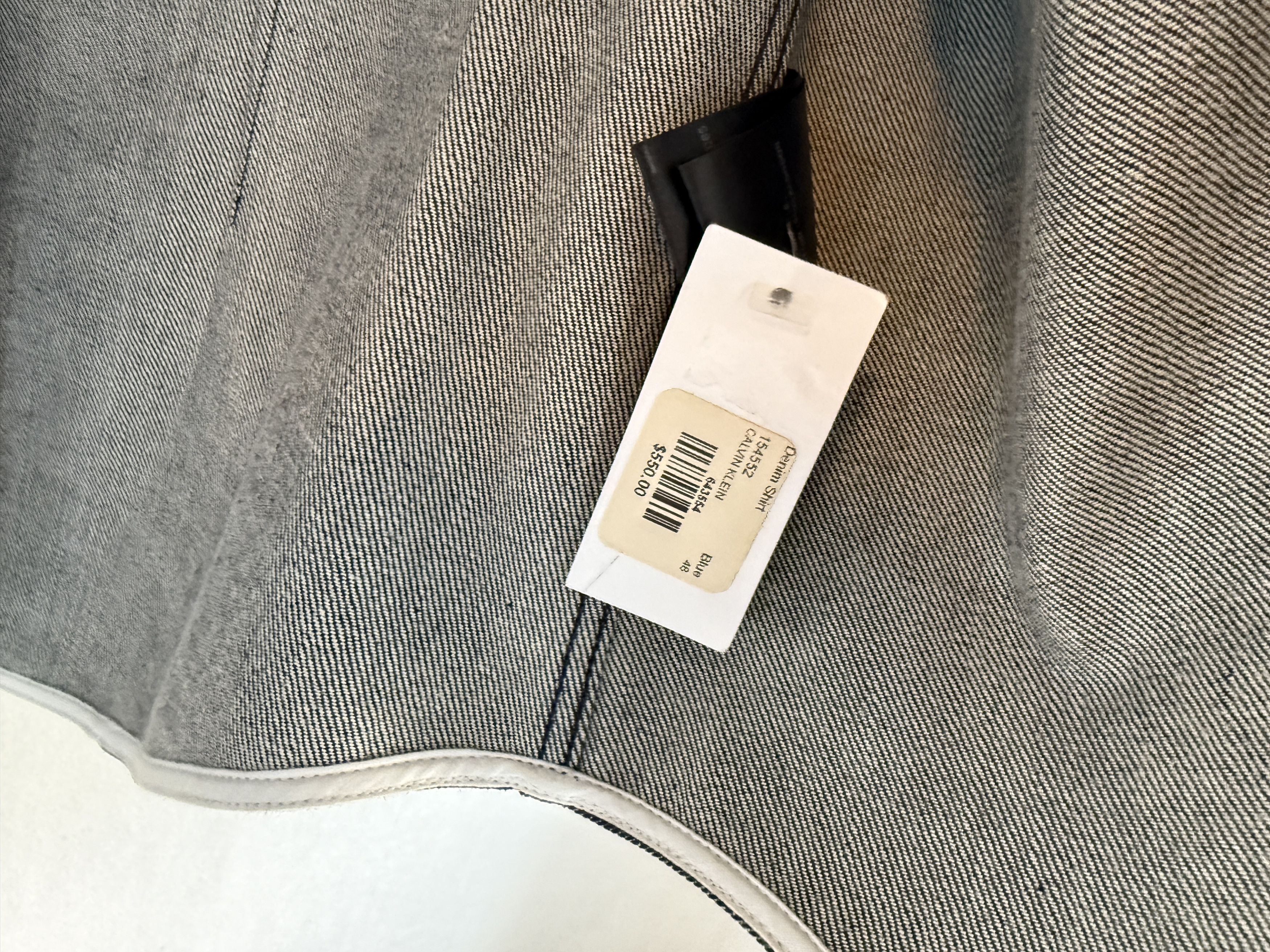Calvin Klein 205W39NYC Calvin Klein 205W39NYC Raf Simons Denim Shirt, 38 Size US M / EU 48-50 / 2 - 7 Thumbnail