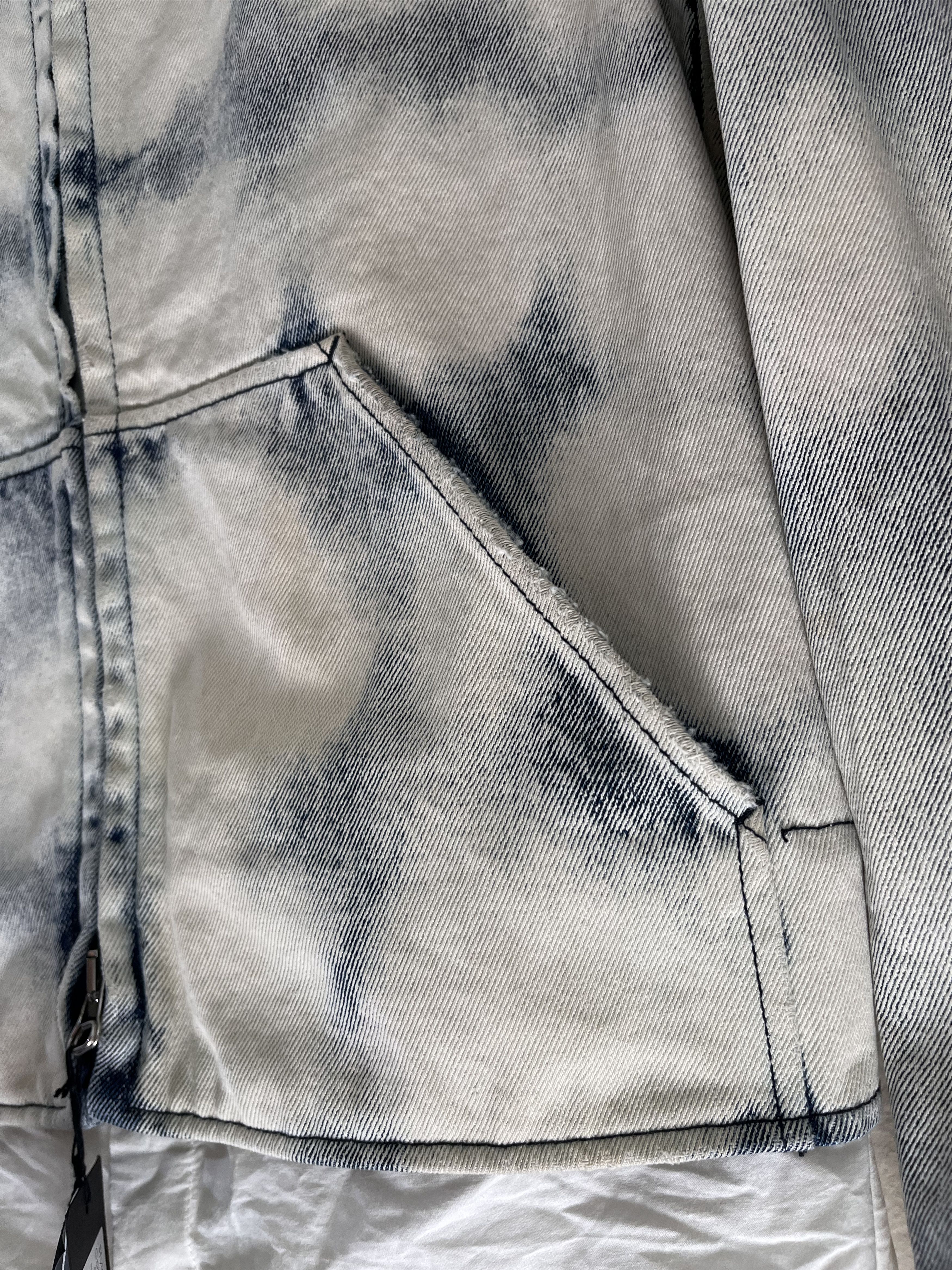 3.1 Phillip Lim 3.1 PHILLIP LIM BLEACHED DENIM BOMBER REMOVABLE POPLIN Size US S / EU 44-46 / 1 - 3 Thumbnail