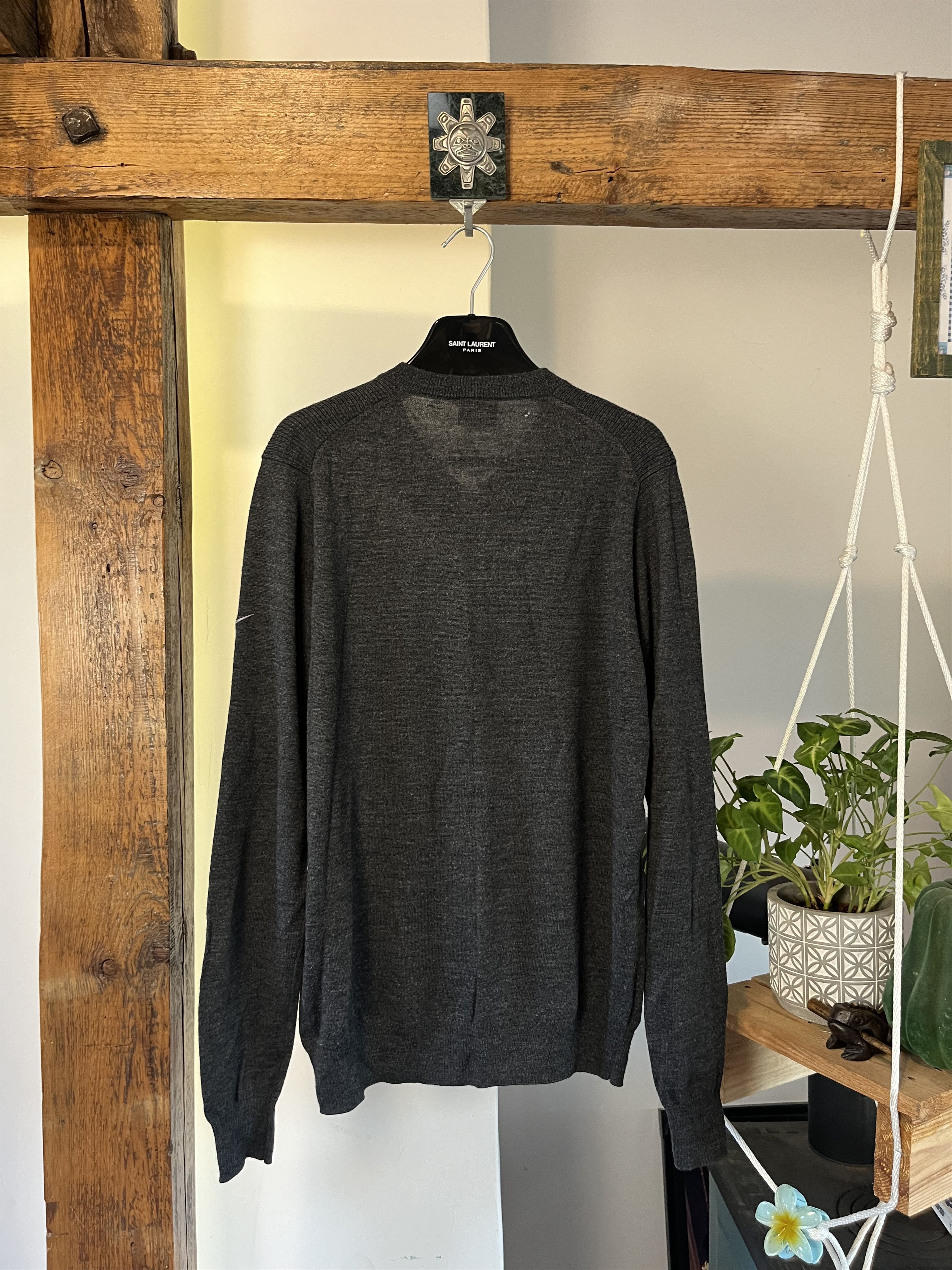 Nike × Vintage 90s Nike Golf Swosh Wool Knitwear Size US M / EU 48-50 / 2 - 2 Thumbnail