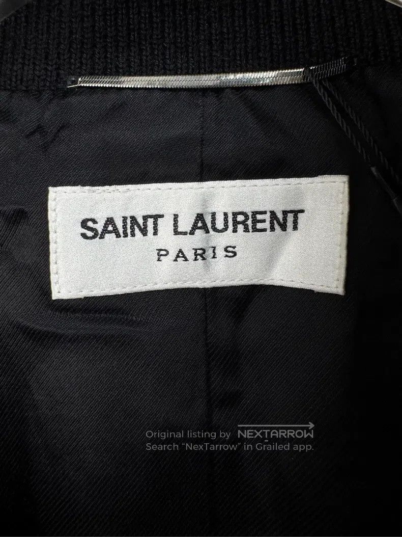 Saint Laurent Paris Saint Laurent Paris Black and White Baseball Jacket Size US M / EU 48-50 / 2 - 3 Thumbnail