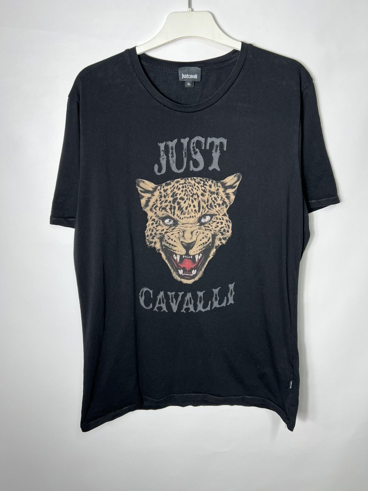 Just Cavalli Vintage luxury designer Just Cavalli Leopard Print T-shirt Size US XL / EU 56 / 4 - 1 Thumbnail