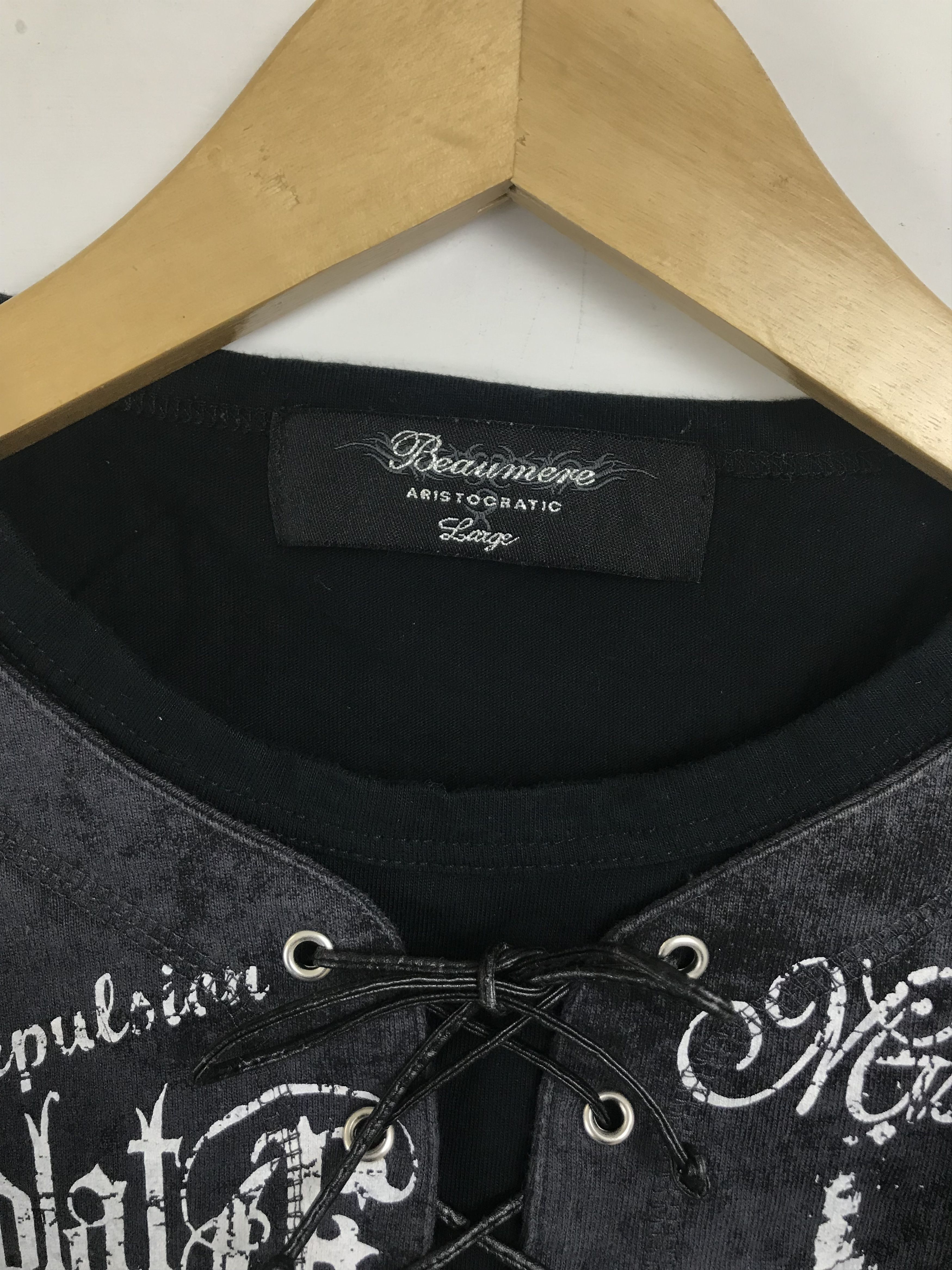 If Six Was Nine × Japanese Brand × Le Grande Bleu (L.G.B.) Japanese Beaumere Skull Poem punk gothic ifsix lgb style Size US M / EU 48-50 / 2 - 5 Thumbnail
