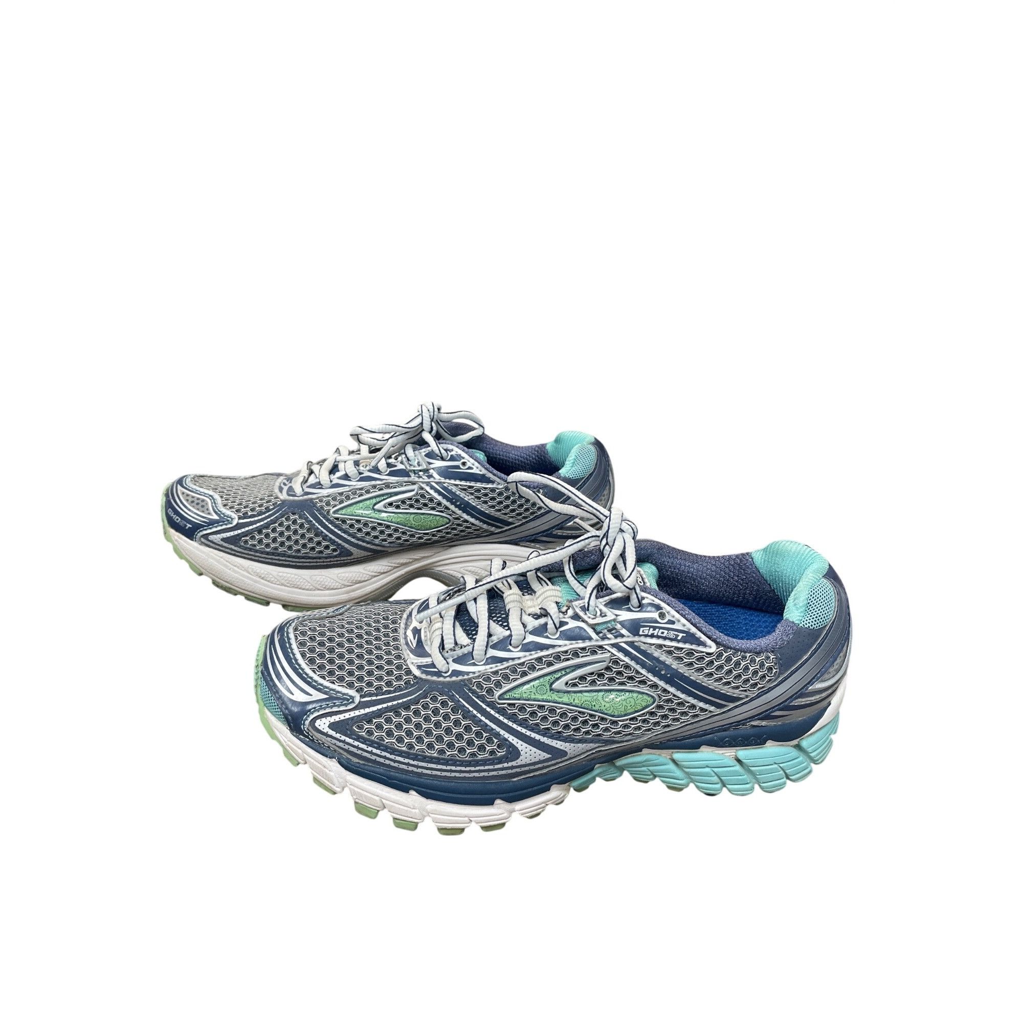 Brooks Brooks Ghost 5 Womans green purple running walk sneakers sz Size US 8.5 / IT 38.5 - 4 Thumbnail
